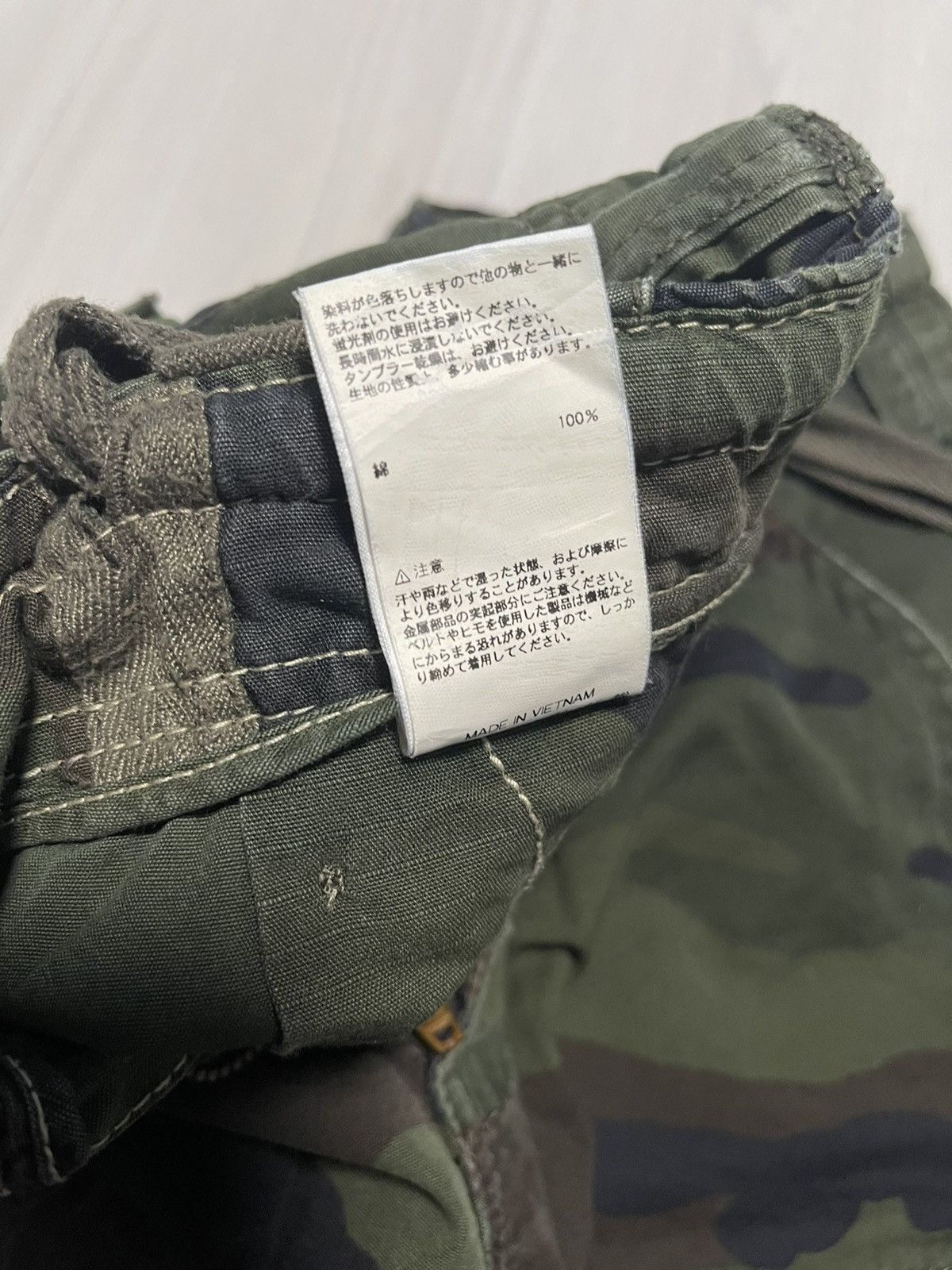 Alpha Industries × Vintage Vintage Cargo Pants Alpha Industries Camo Size US 28 / EU 44 - 12 Thumbnail