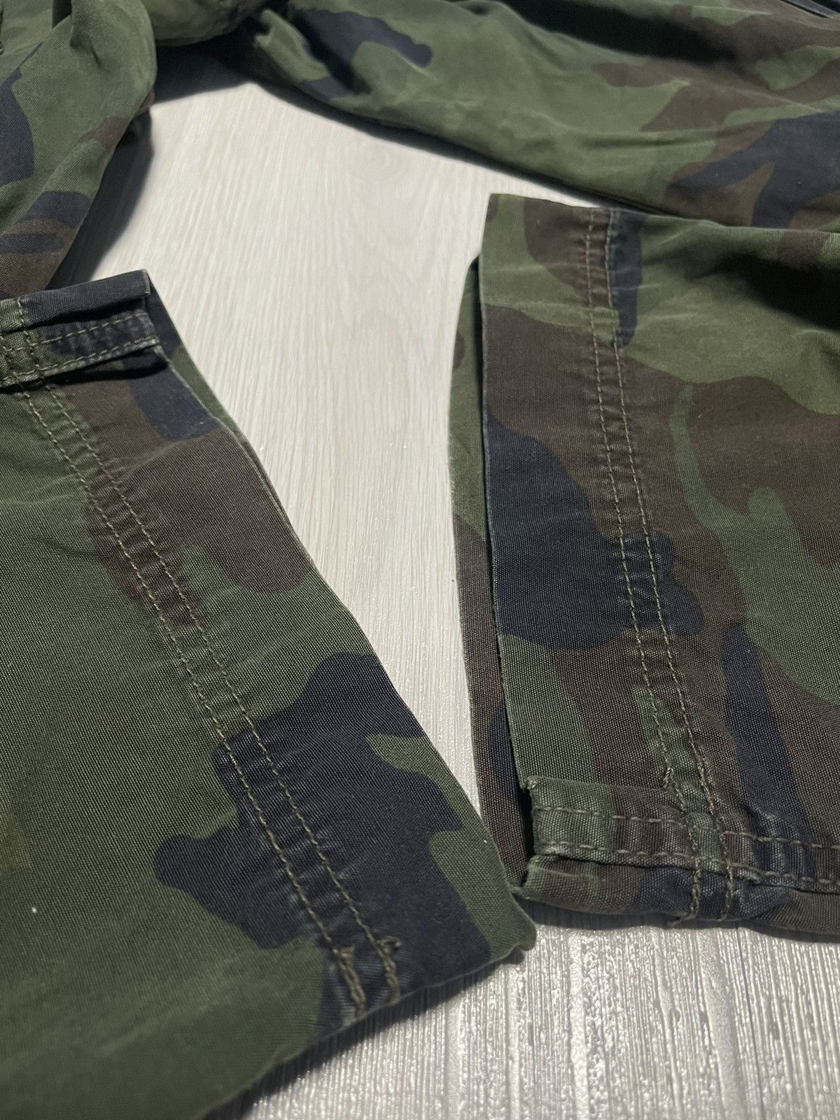 Alpha Industries × Vintage Vintage Cargo Pants Alpha Industries Camo Size US 28 / EU 44 - 8 Thumbnail