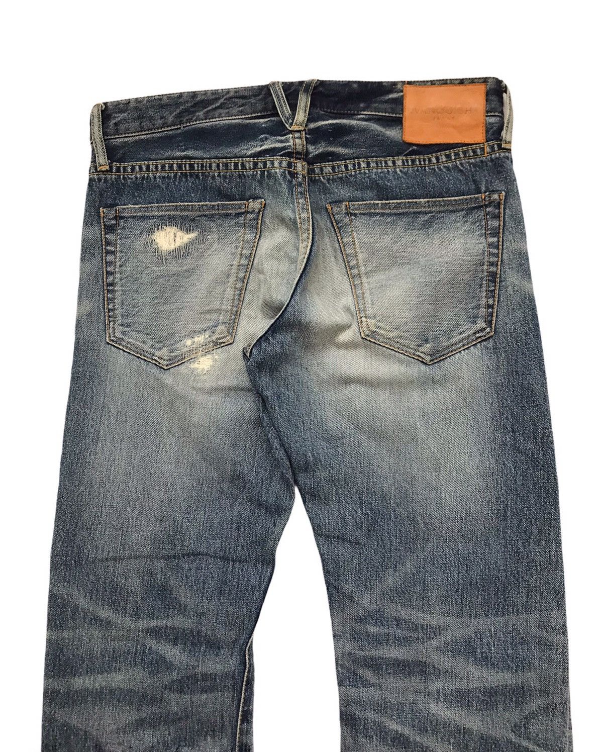 Vanquish Vanquish Tokyo Patchwork Distressed Selvedge Jeans Size US 32 / EU 48 - 5 Thumbnail