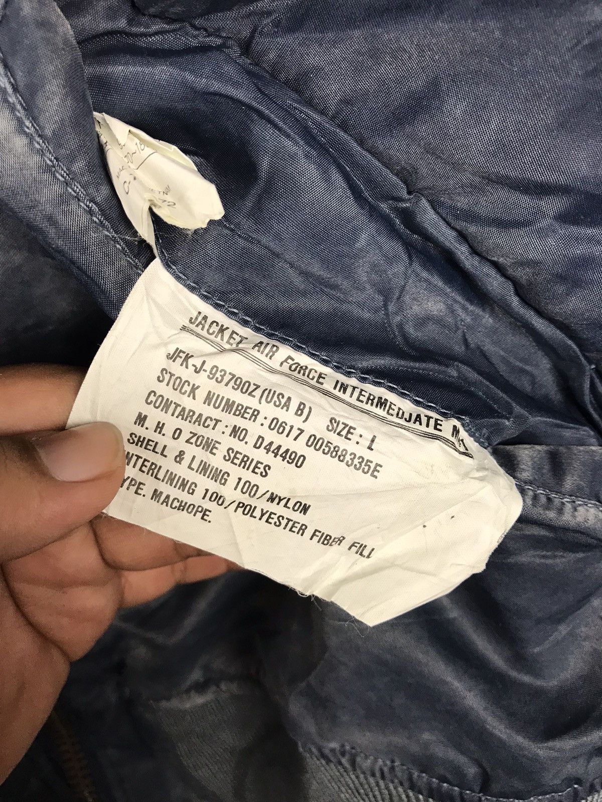 Japanese Brand × Vintage Vintage MA-1 PassRush Pulling Guard bomber jacket Size US L / EU 52-54 / 3 - 7 Thumbnail