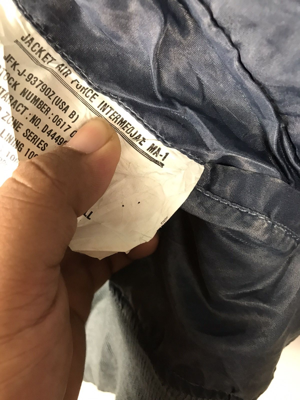 Japanese Brand × Vintage Vintage MA-1 PassRush Pulling Guard bomber jacket Size US L / EU 52-54 / 3 - 8 Thumbnail