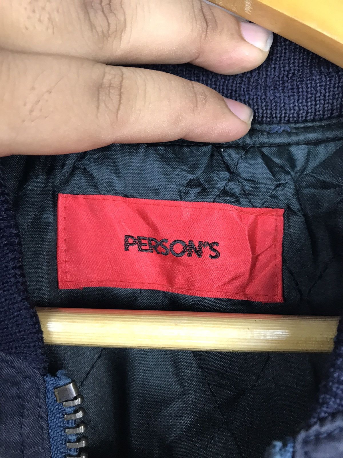 Japanese Brand × PERSON'S × Vintage Person's rare Streetwear Patch Bomber Jacket Size US XL / EU 56 / 4 - 4 Thumbnail