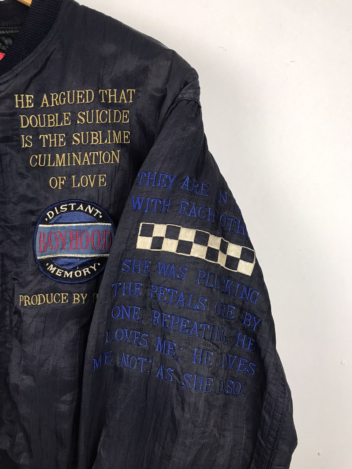 Japanese Brand × PERSON'S × Vintage Person's rare Streetwear Patch Bomber Jacket Size US XL / EU 56 / 4 - 5 Thumbnail