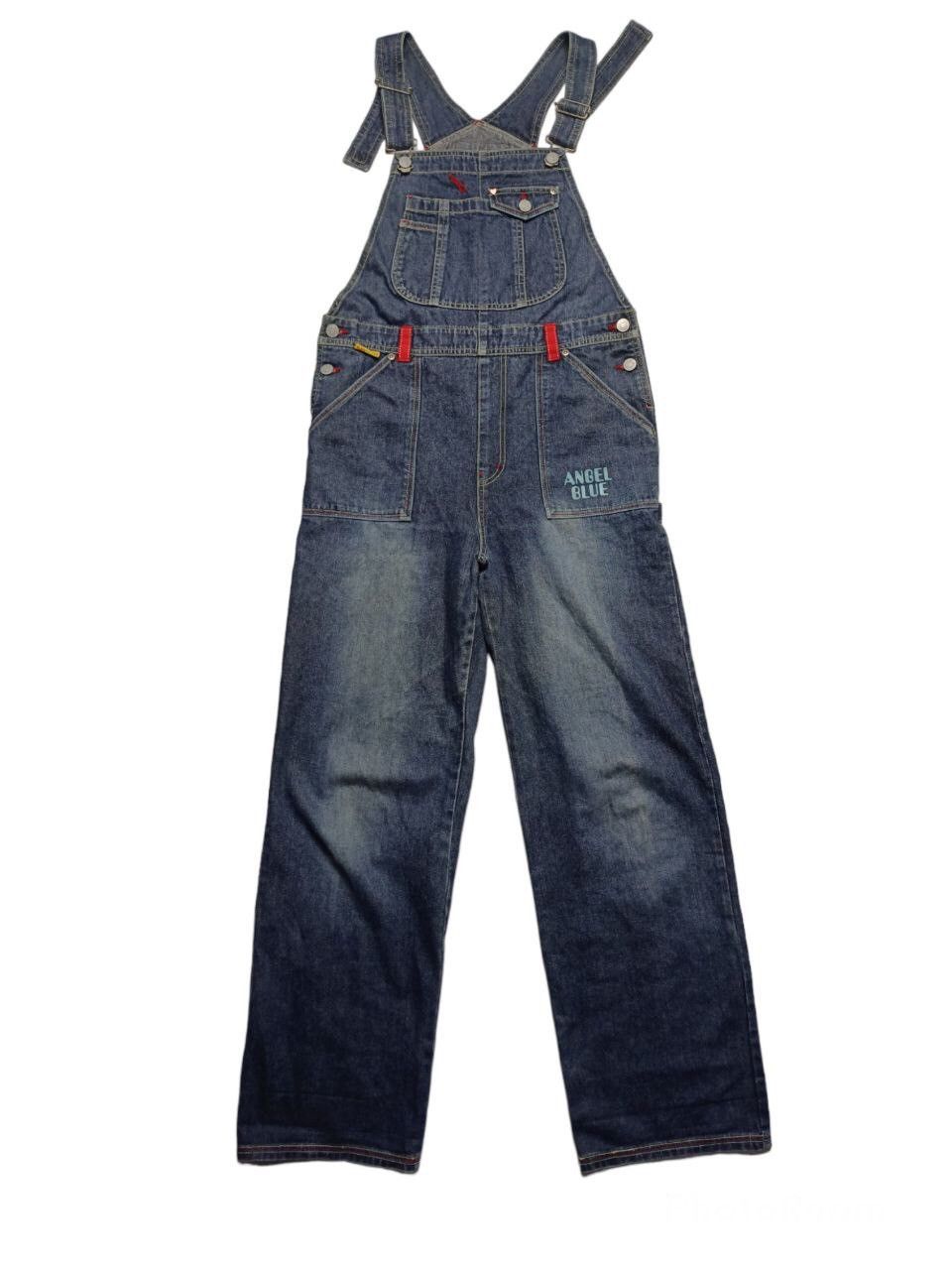 image of Angel Blue Overall Size M in Blue Denim, Women's