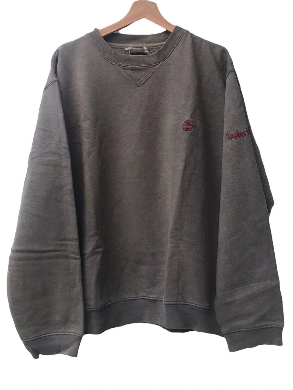 Timberland × Vintage Vintage Faded Embroidered Timberland Sweatshirt Size US L / EU 52-54 / 3 - 1 Thumbnail