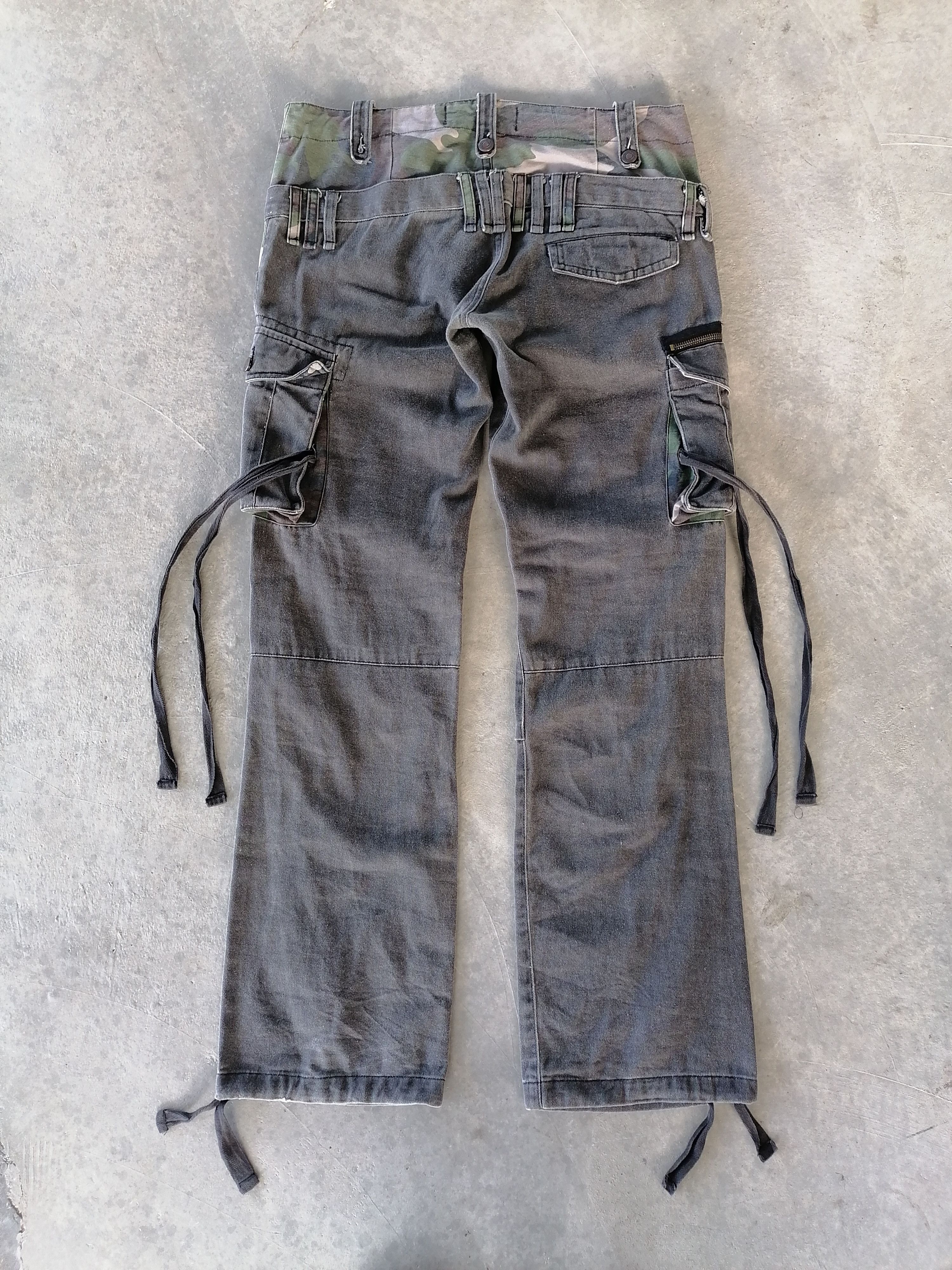 20471120 × Hysteric Glamour Breathmint Double Waist Low Rise Tactical Cargo Pants Size US 33 - 10 Thumbnail