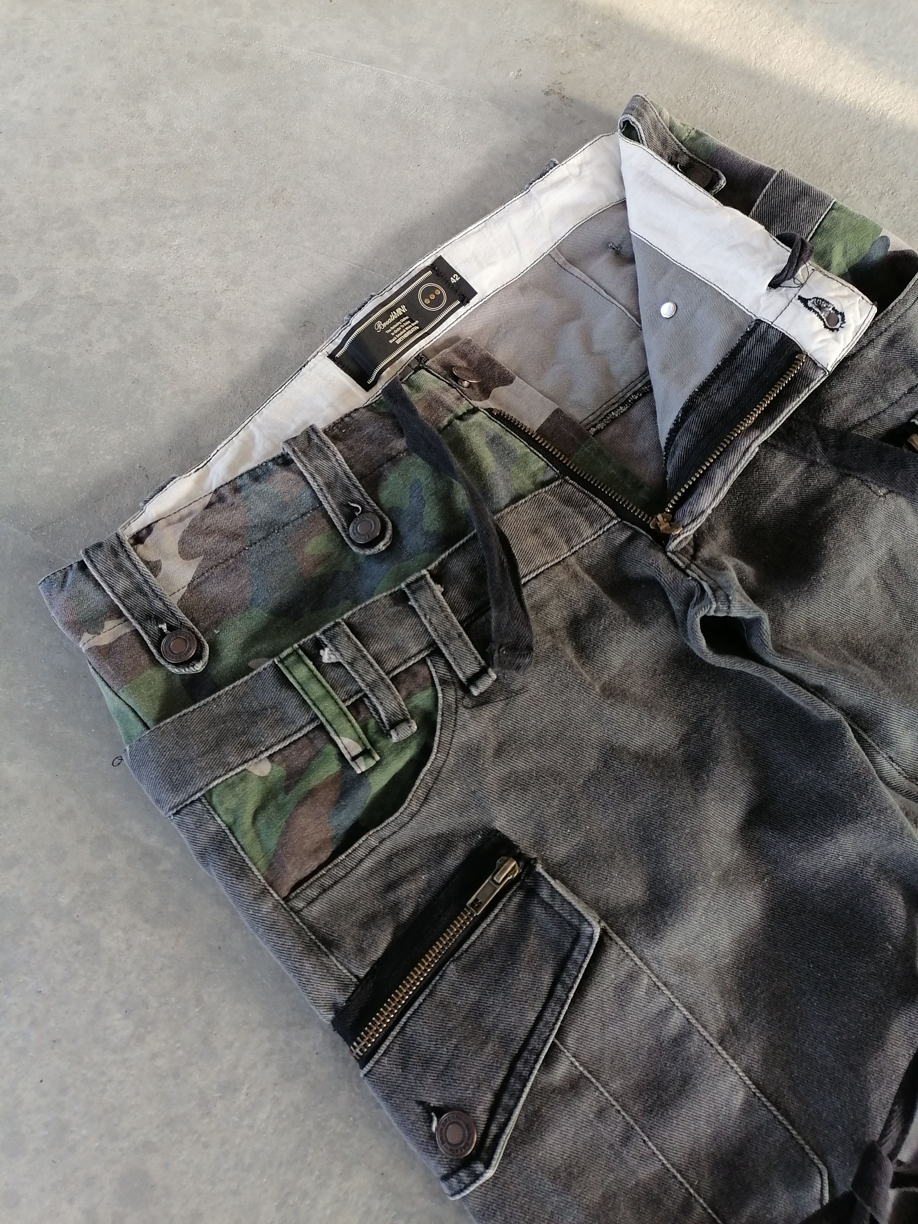 20471120 × Hysteric Glamour Breathmint Double Waist Low Rise Tactical Cargo Pants Size US 33 - 7 Thumbnail