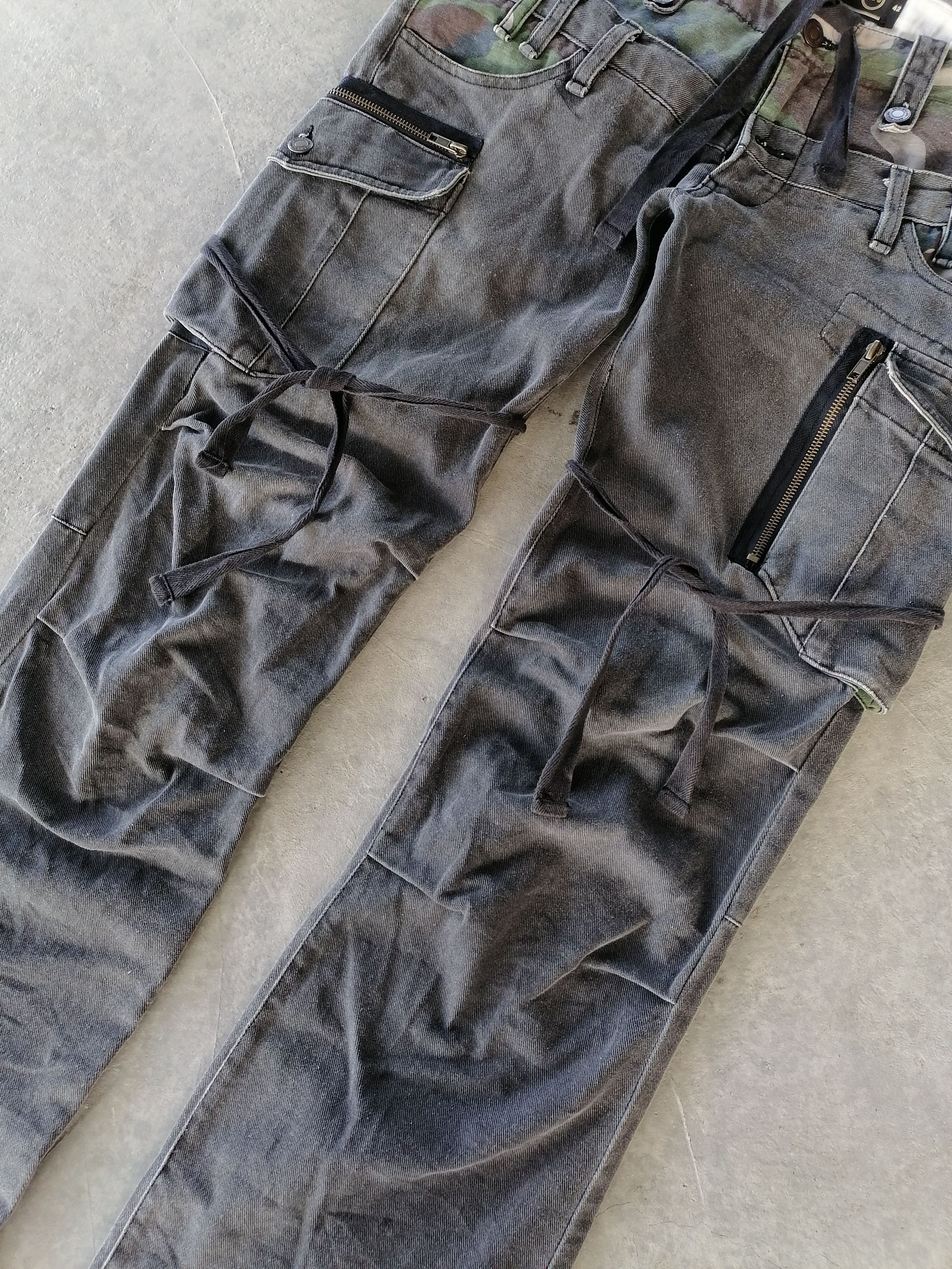 20471120 × Hysteric Glamour Breathmint Double Waist Low Rise Tactical Cargo Pants Size US 33 - 4 Thumbnail
