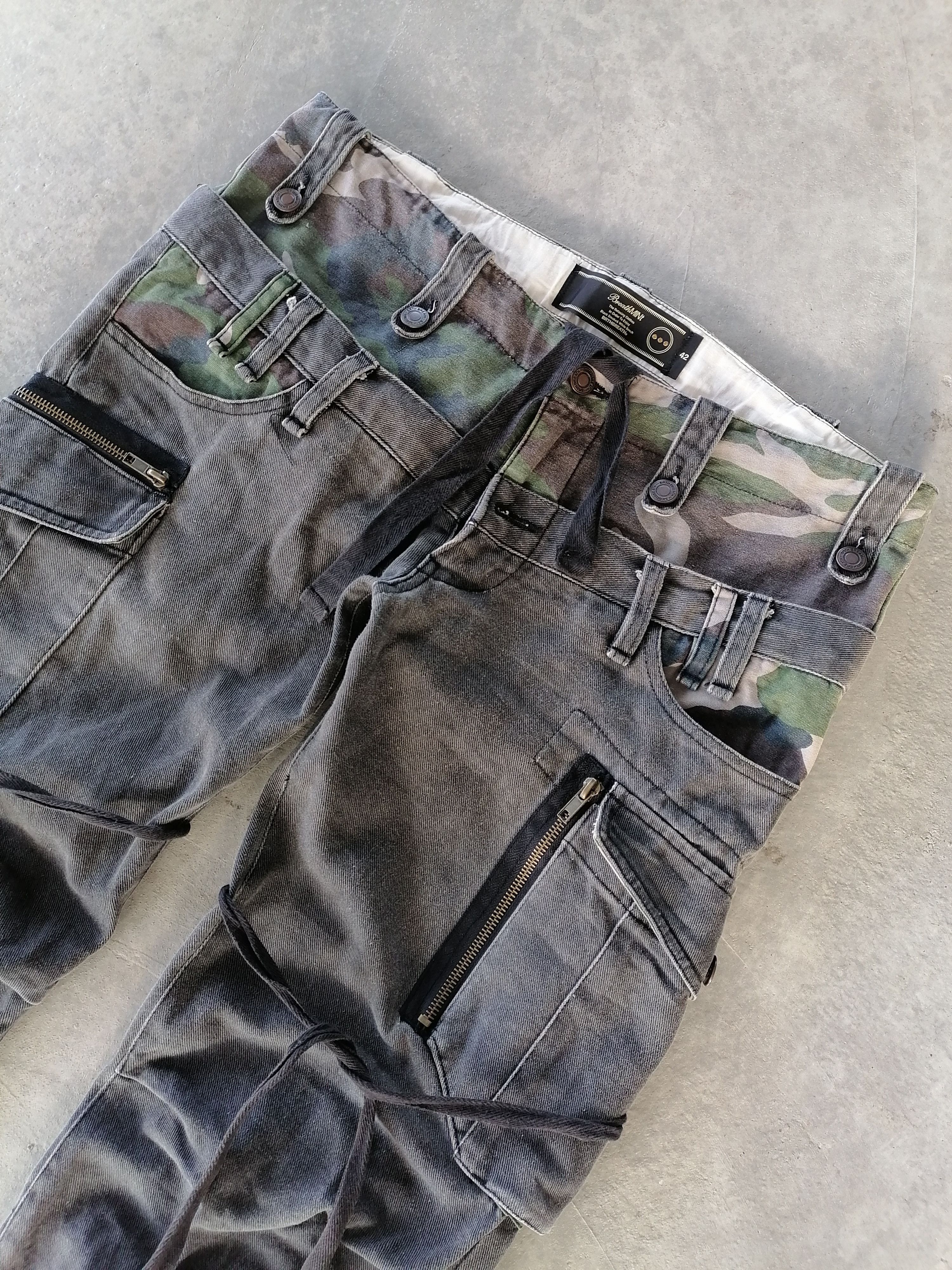 20471120 × Hysteric Glamour Breathmint Double Waist Low Rise Tactical Cargo Pants Size US 33 - 5 Thumbnail