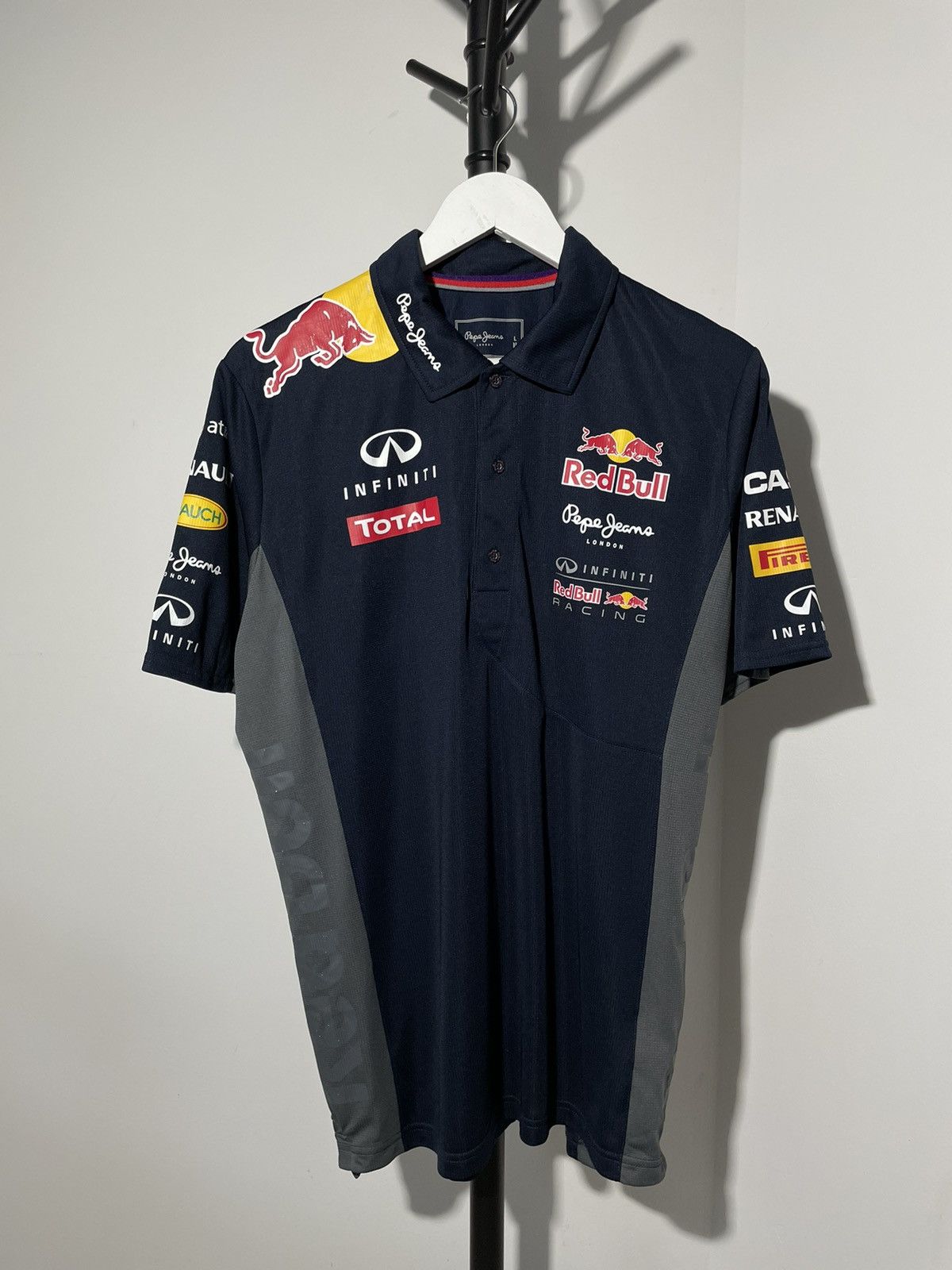 Red Bull Red Bull x Pepe Jeans F1 Racing Infinity NASCAR Polo Shirt ...