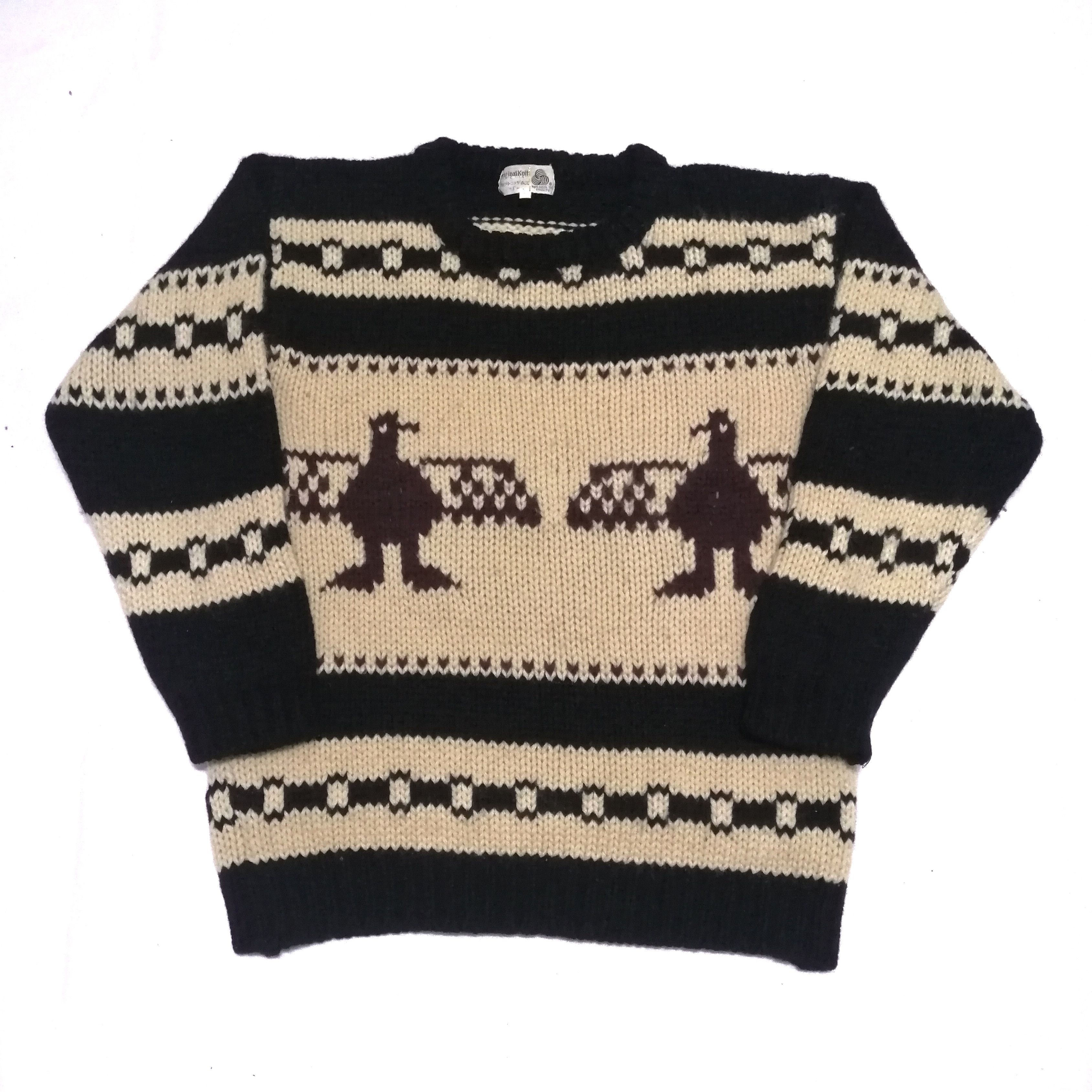 Handmade × Vintage 🔥Vintage thunderbird handmade knitwear crewneck Size US M / EU 48-50 / 2 - 1 Thumbnail