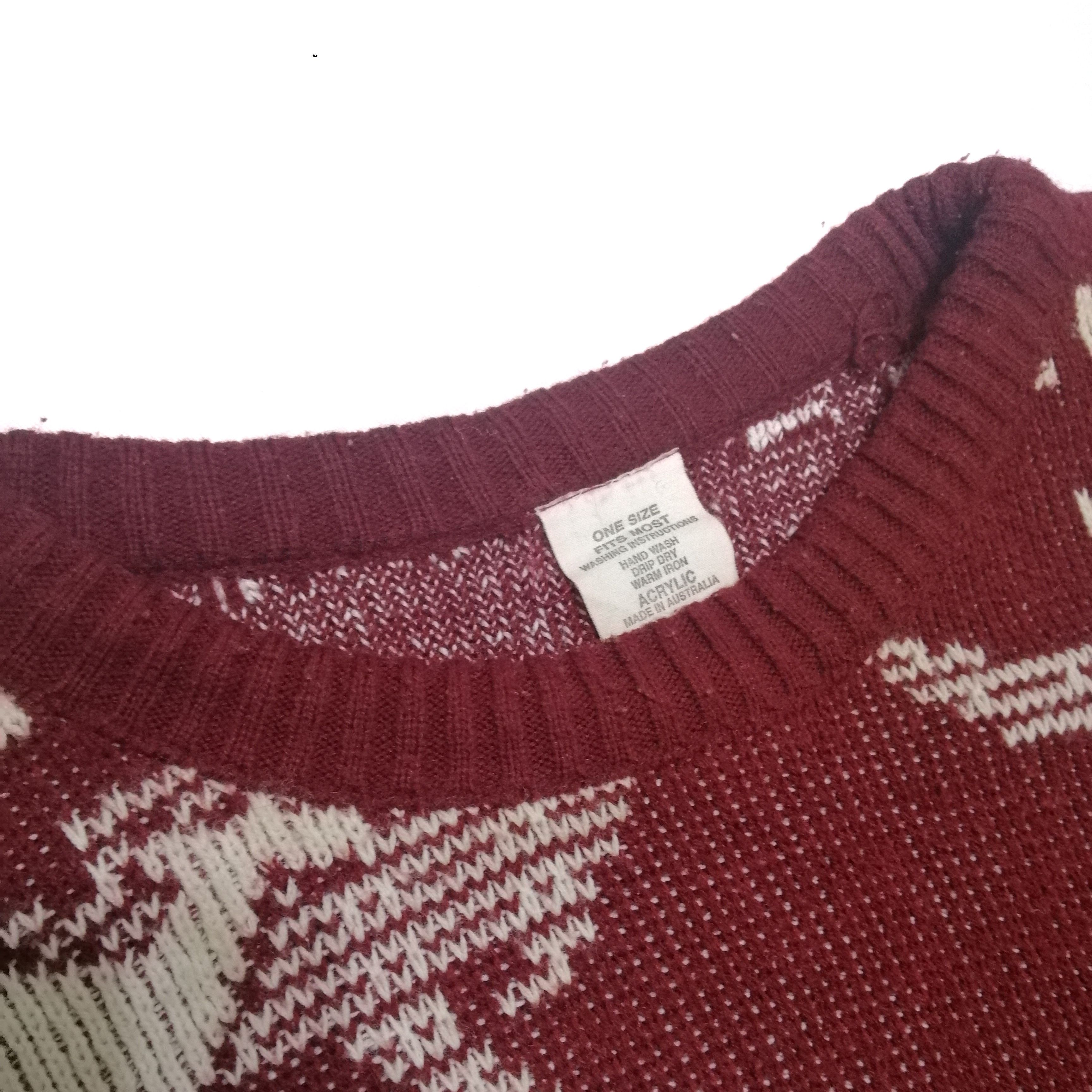 Vintage 🔥Vintage Australia kangaroo full print Knit Sweater Size US L / EU 52-54 / 3 - 3 Thumbnail