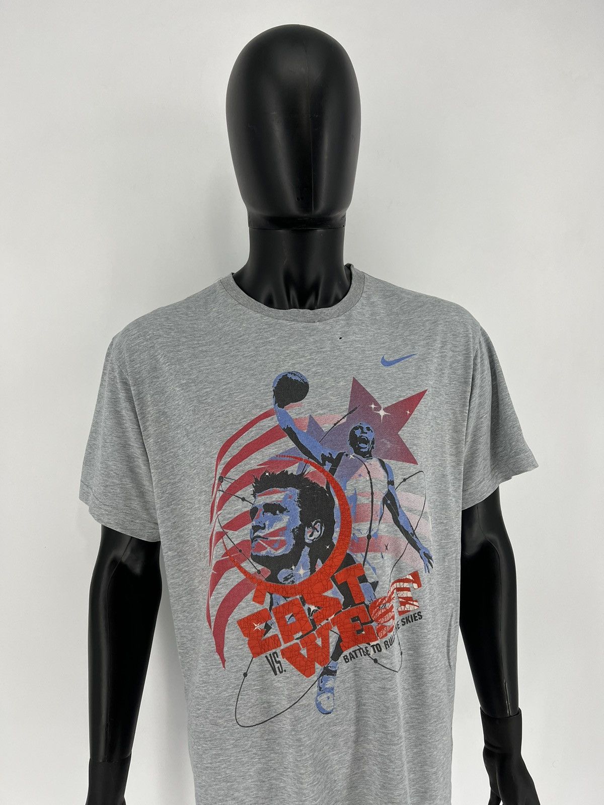 Other Vintage Y2K 90s Nike Baseball T Shirt Jordan Size US L / EU 52-54 / 3 - 3 Thumbnail