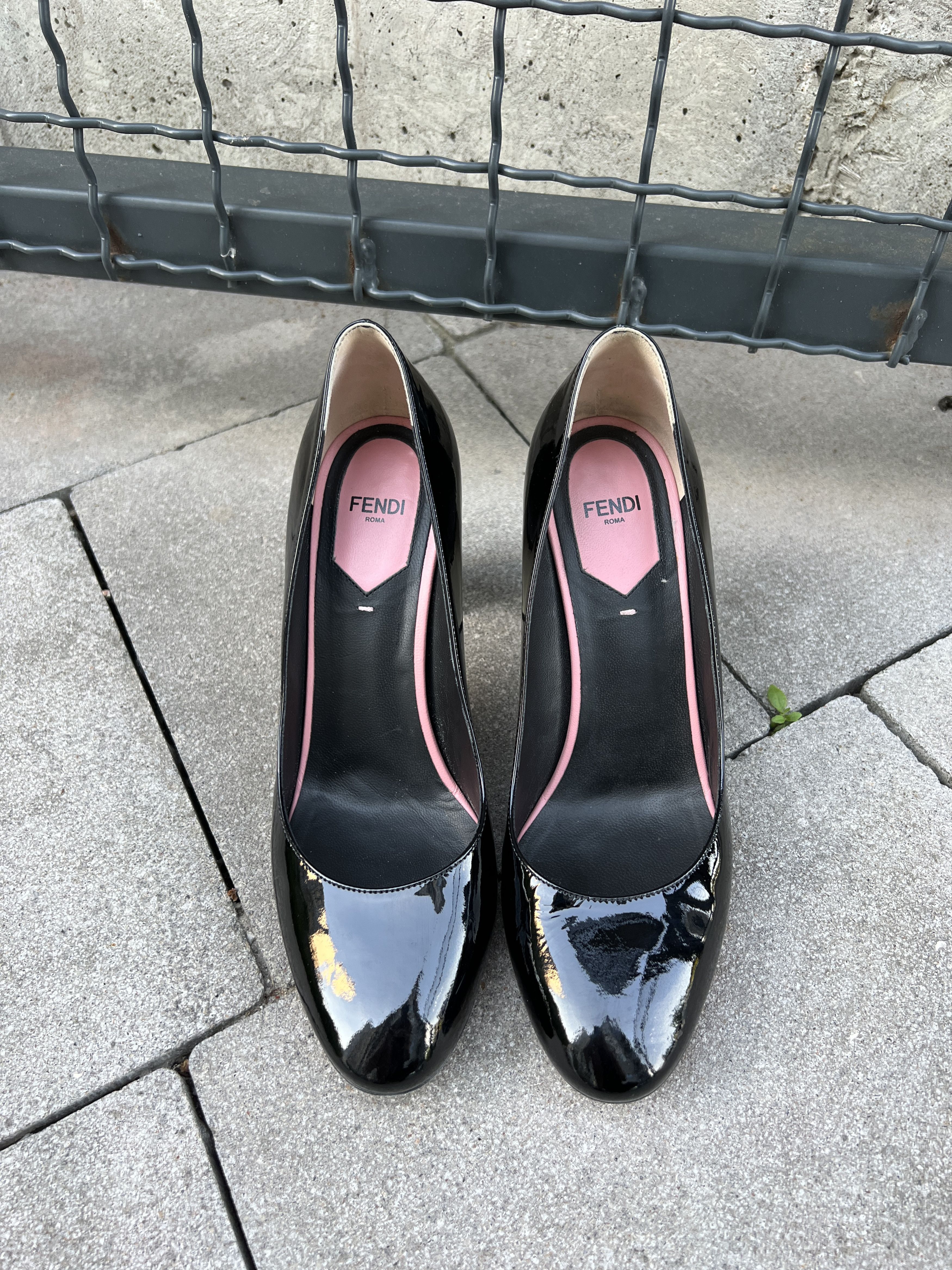 Fendi Fendi Black Heels Size US 9 / IT 39 - 5 Thumbnail