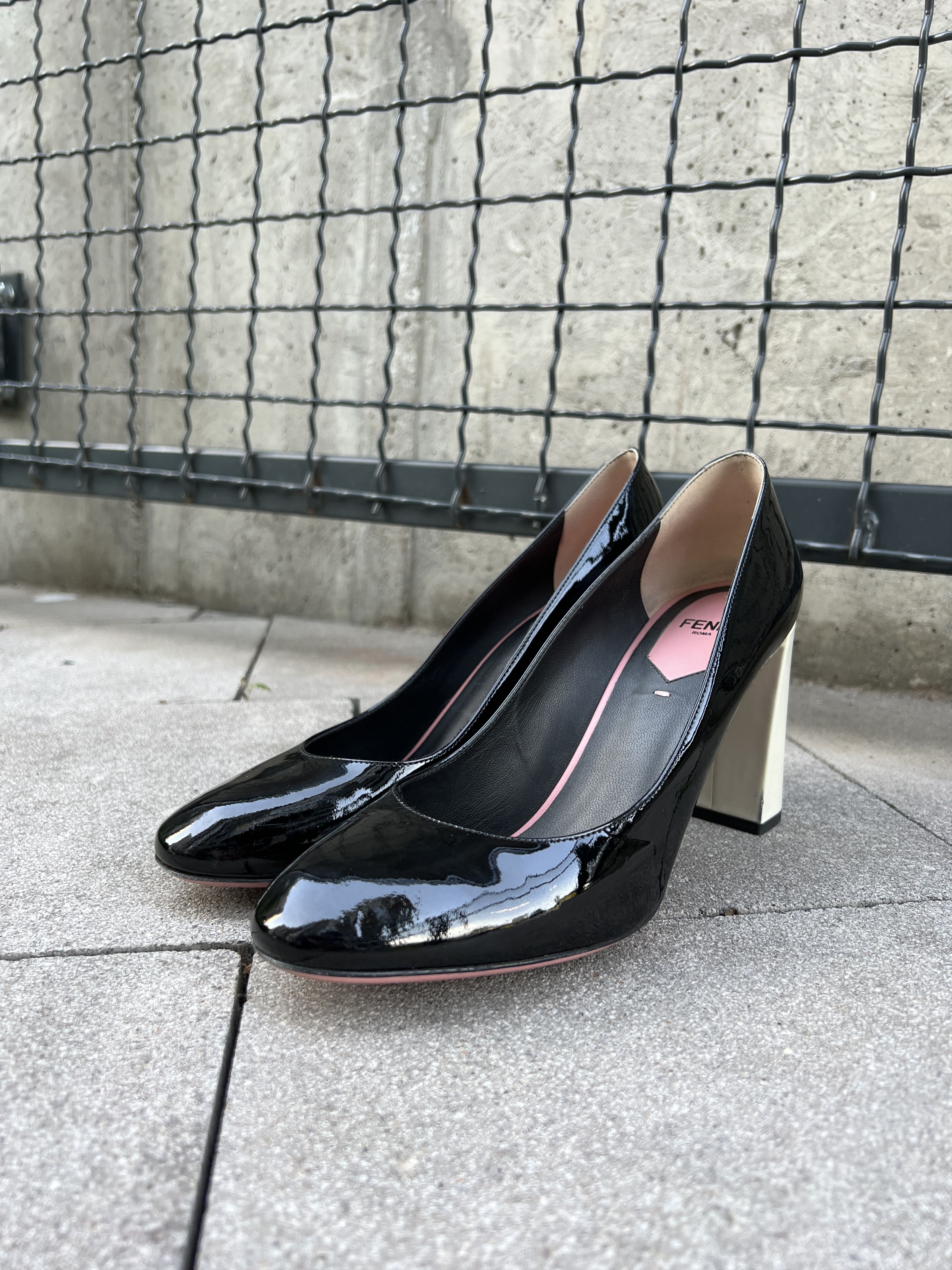 Fendi Fendi Black Heels Size US 9 / IT 39 - 3 Thumbnail
