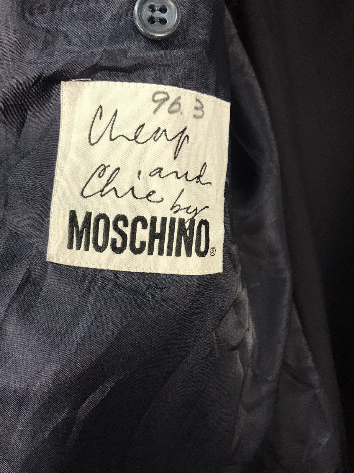 Moschino Moschino wool coat jacket Size US L / EU 52-54 / 3 - 3 Thumbnail