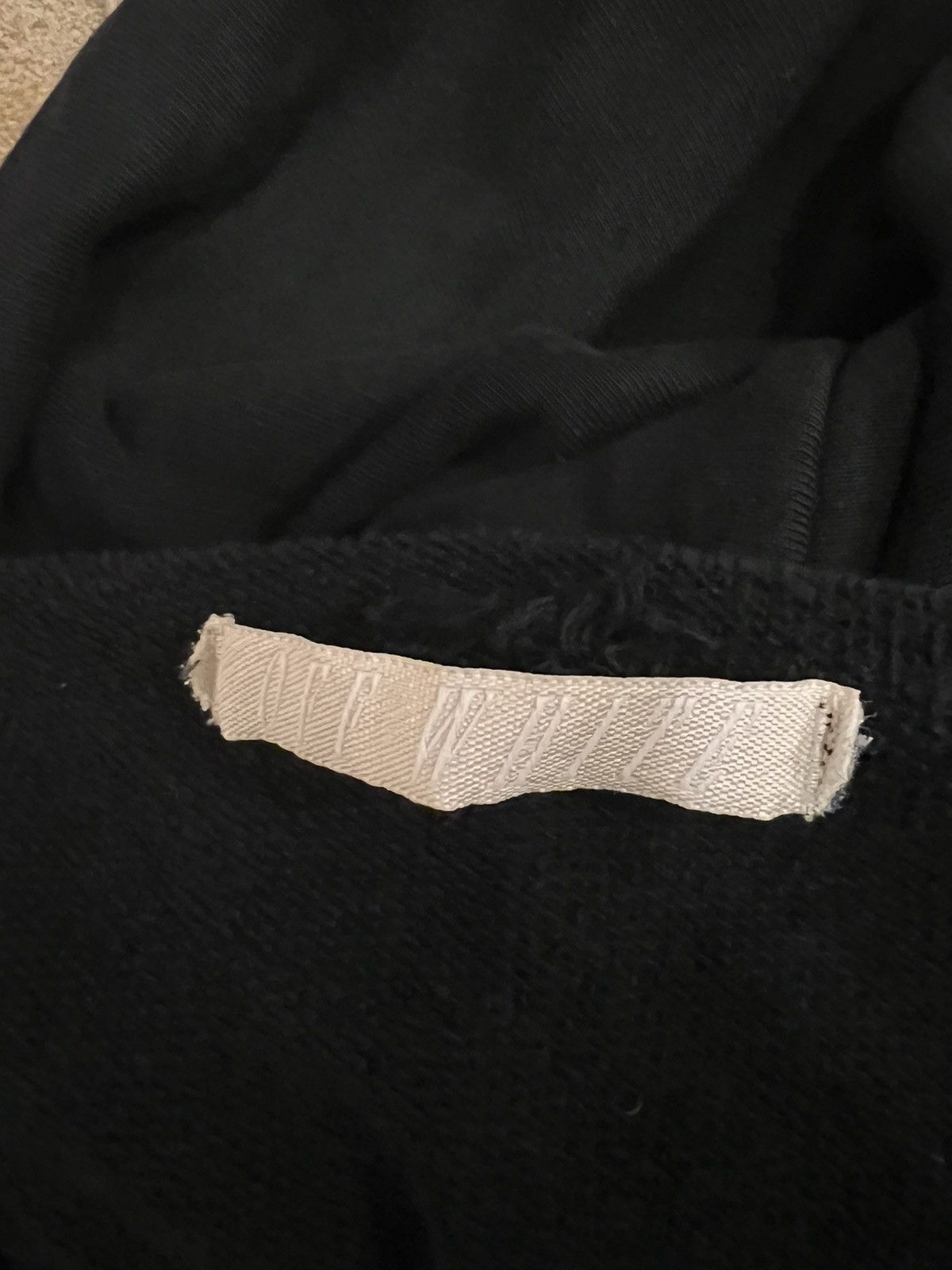 Off-White Off-White Blue Collar Hoodie - Classic Off White Size US L / EU 52-54 / 3 - 6 Thumbnail