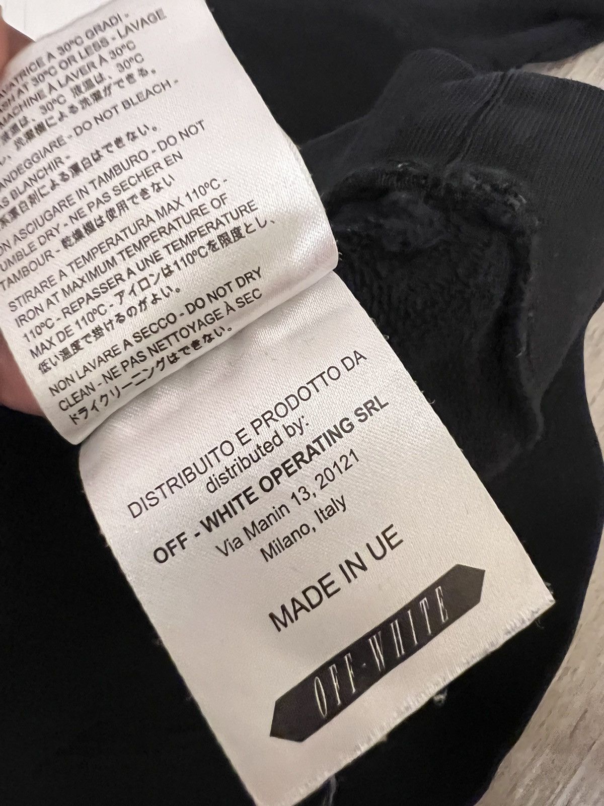 Off-White Off-White Blue Collar Hoodie - Classic Off White Size US L / EU 52-54 / 3 - 4 Thumbnail