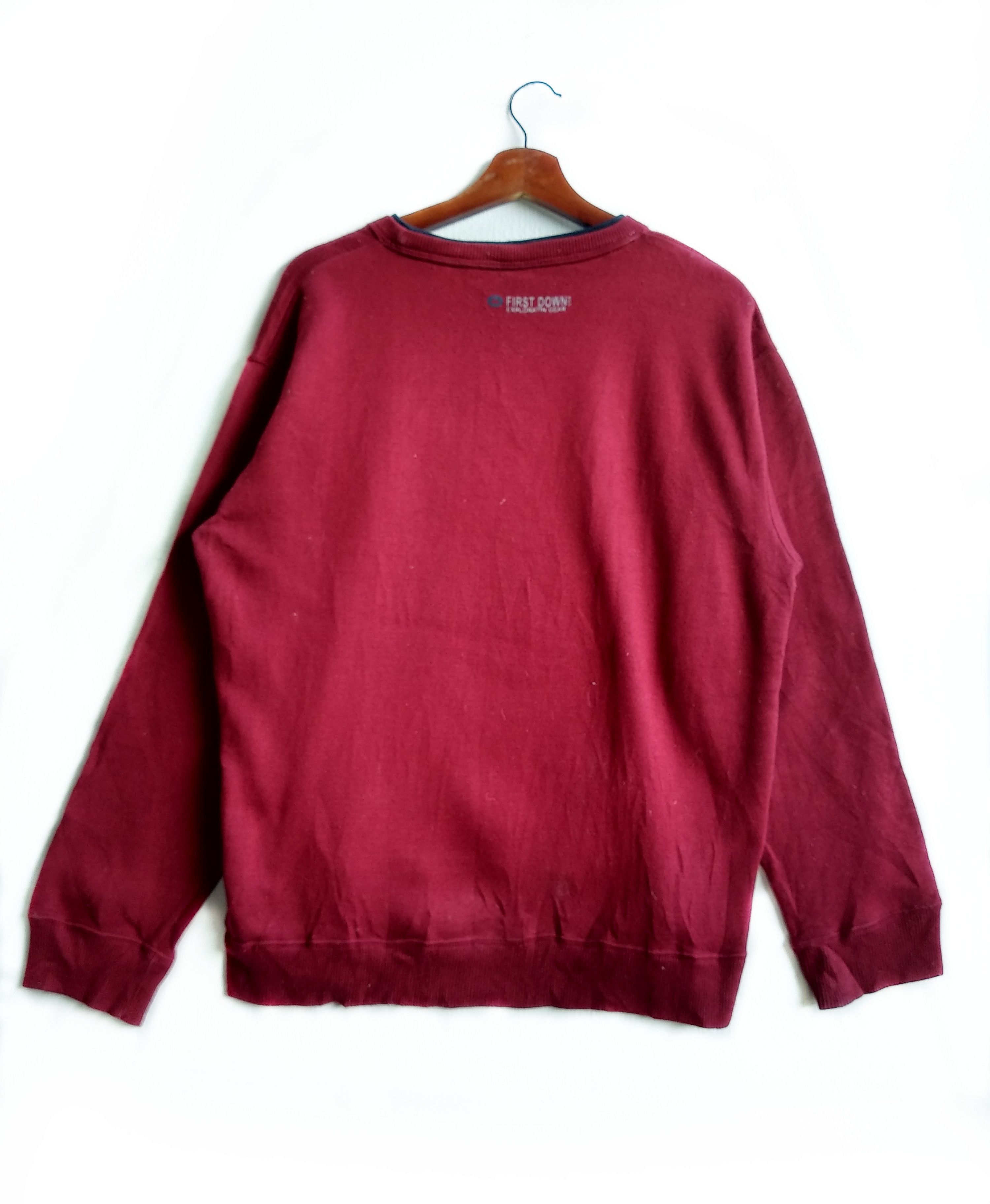 Vintage First Down Outdoor Sweatshirts Size US L / EU 52-54 / 3 - 3 Thumbnail