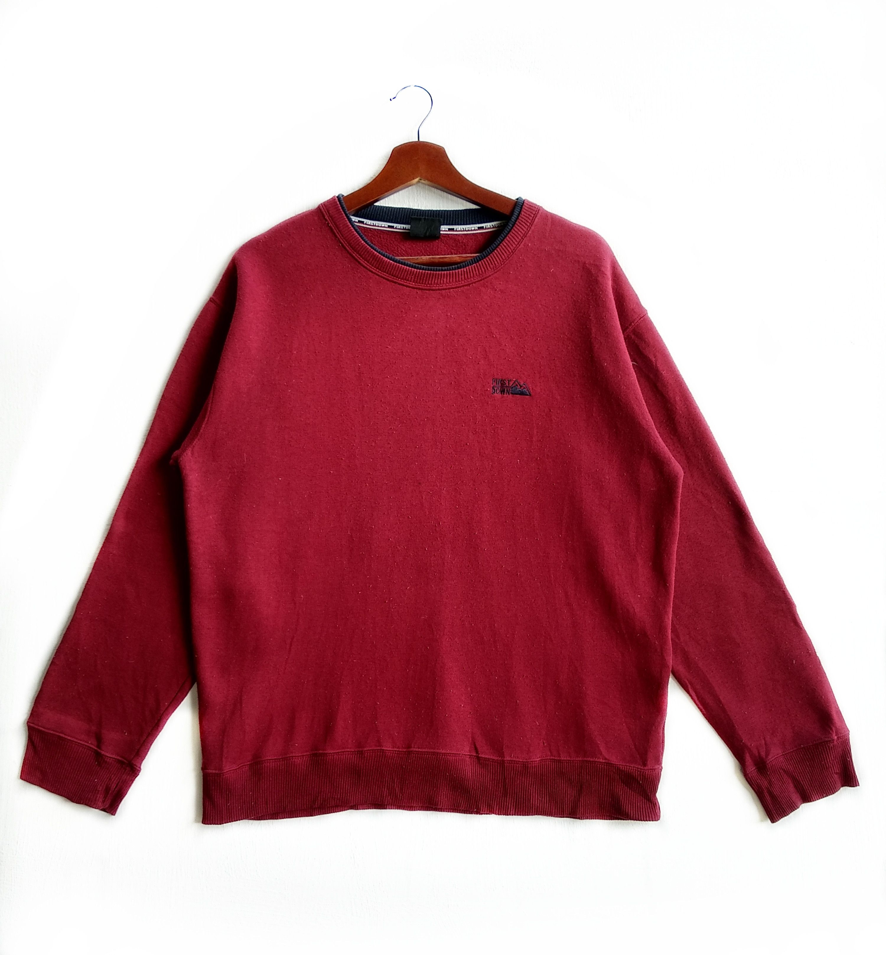 Vintage First Down Outdoor Sweatshirts Size US L / EU 52-54 / 3 - 1 Thumbnail