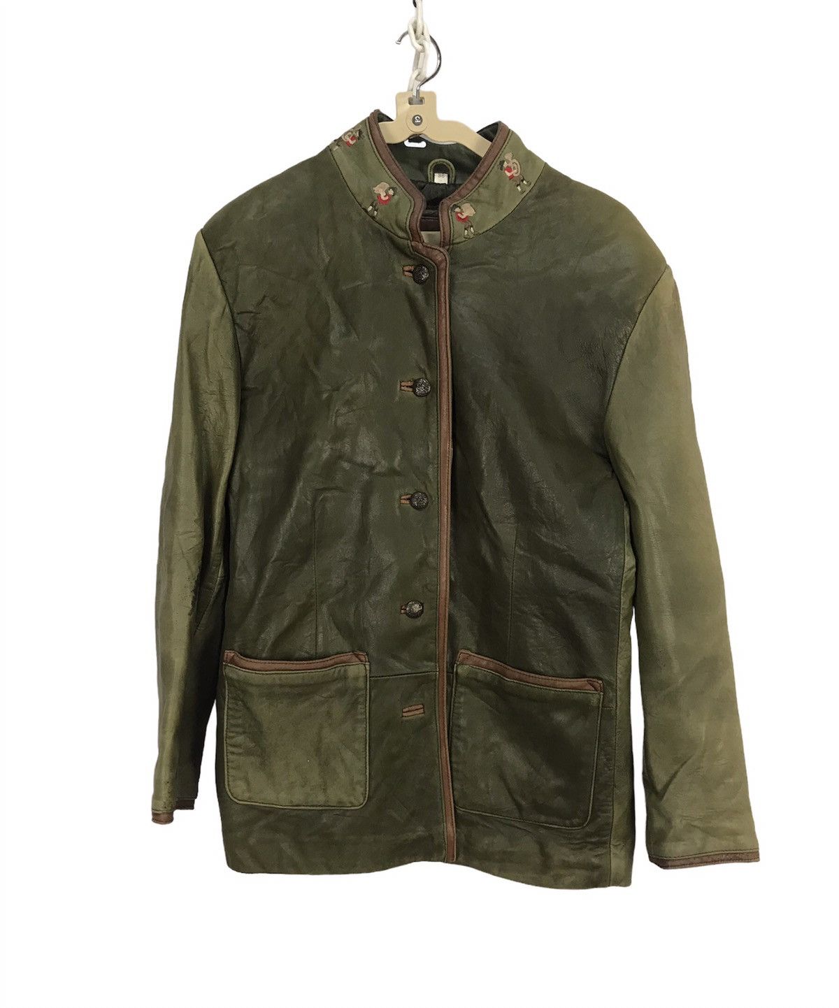 Leather × Other Leather button up distressed jacket by leather sound Size US M / EU 48-50 / 2 - 1 Thumbnail