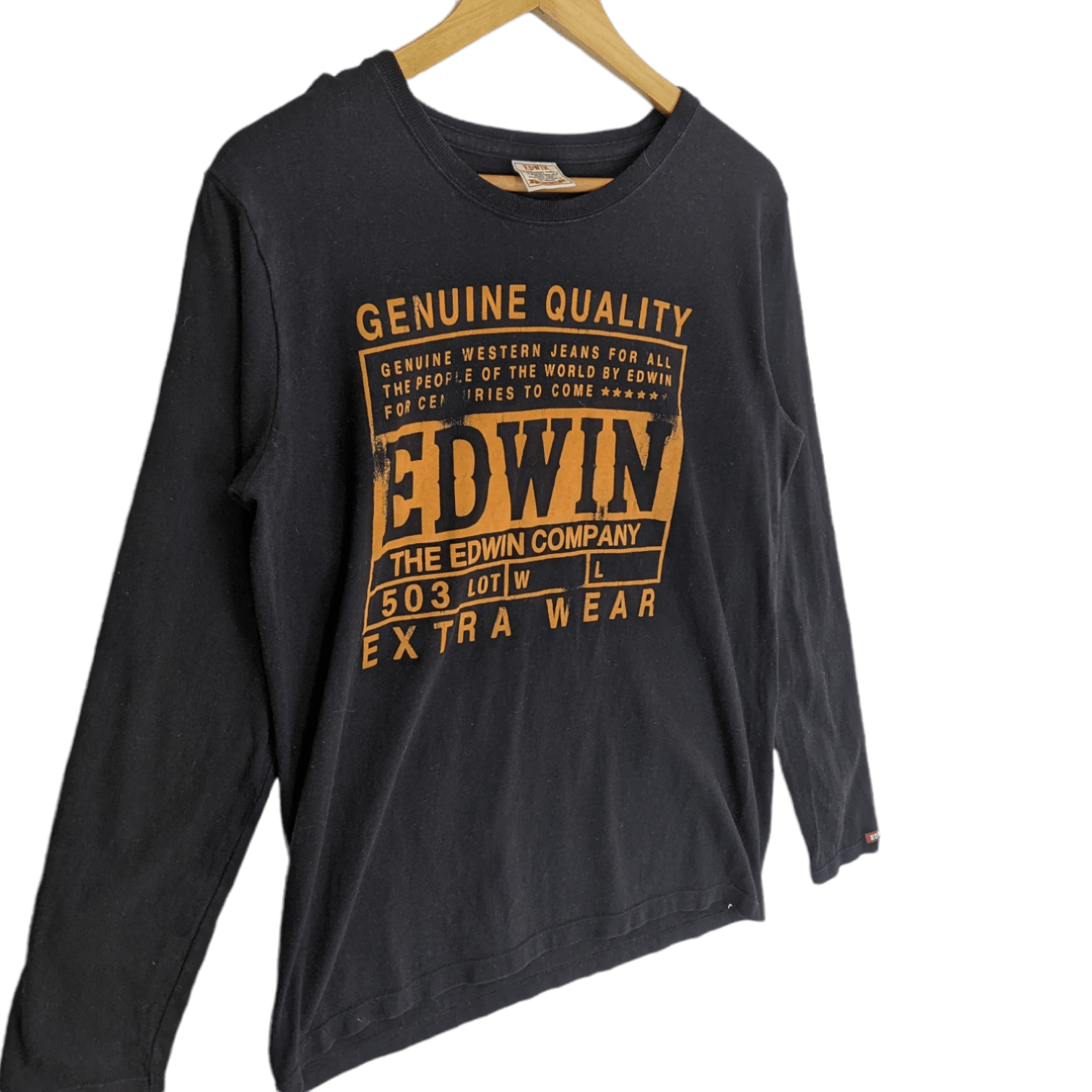 Edwin EDWIN Big Image Long Sleeve T-Shirt Size US M / EU 48-50 / 2 - 3 Thumbnail