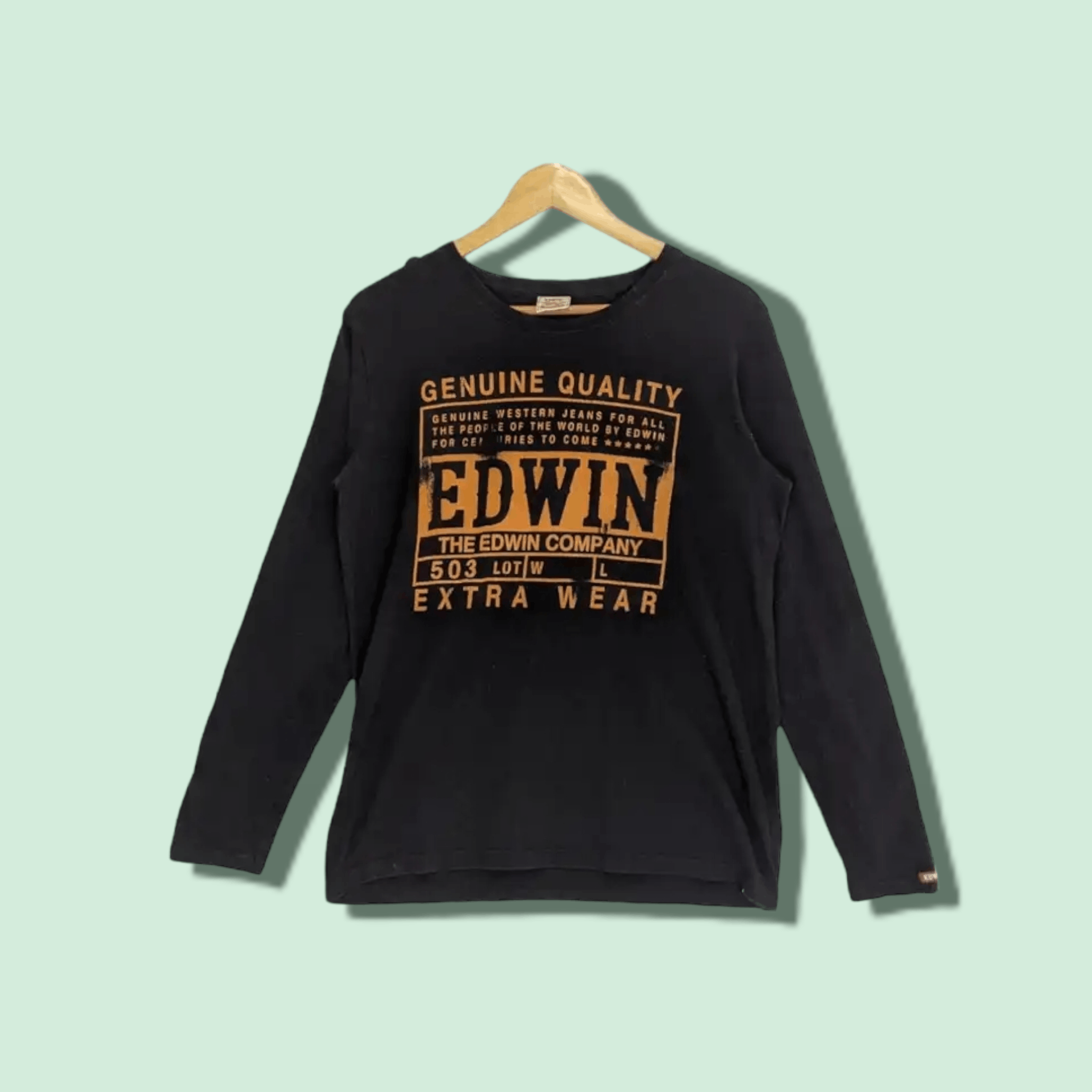 Edwin EDWIN Big Image Long Sleeve T-Shirt Size US M / EU 48-50 / 2 - 1 Thumbnail