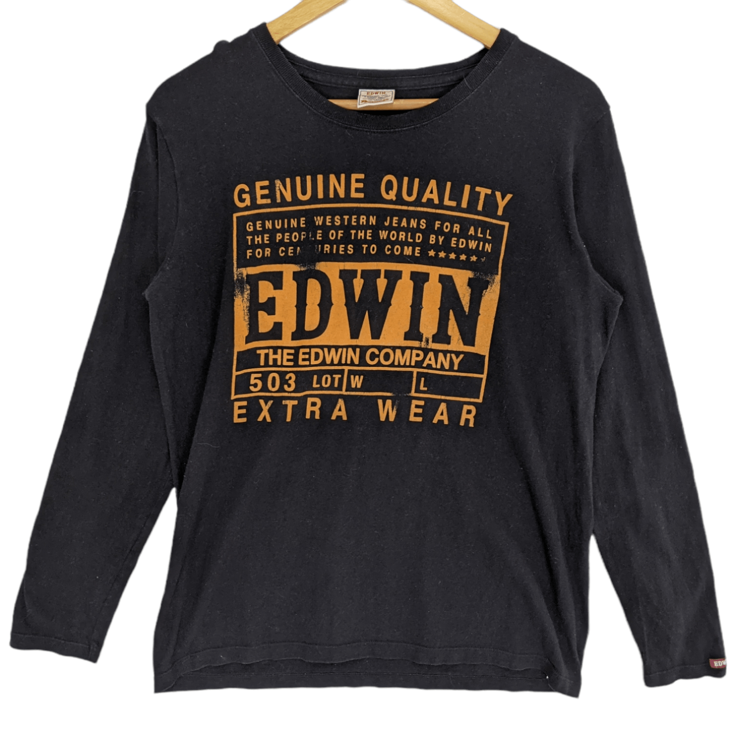 Edwin EDWIN Big Image Long Sleeve T-Shirt Size US M / EU 48-50 / 2 - 2 Thumbnail