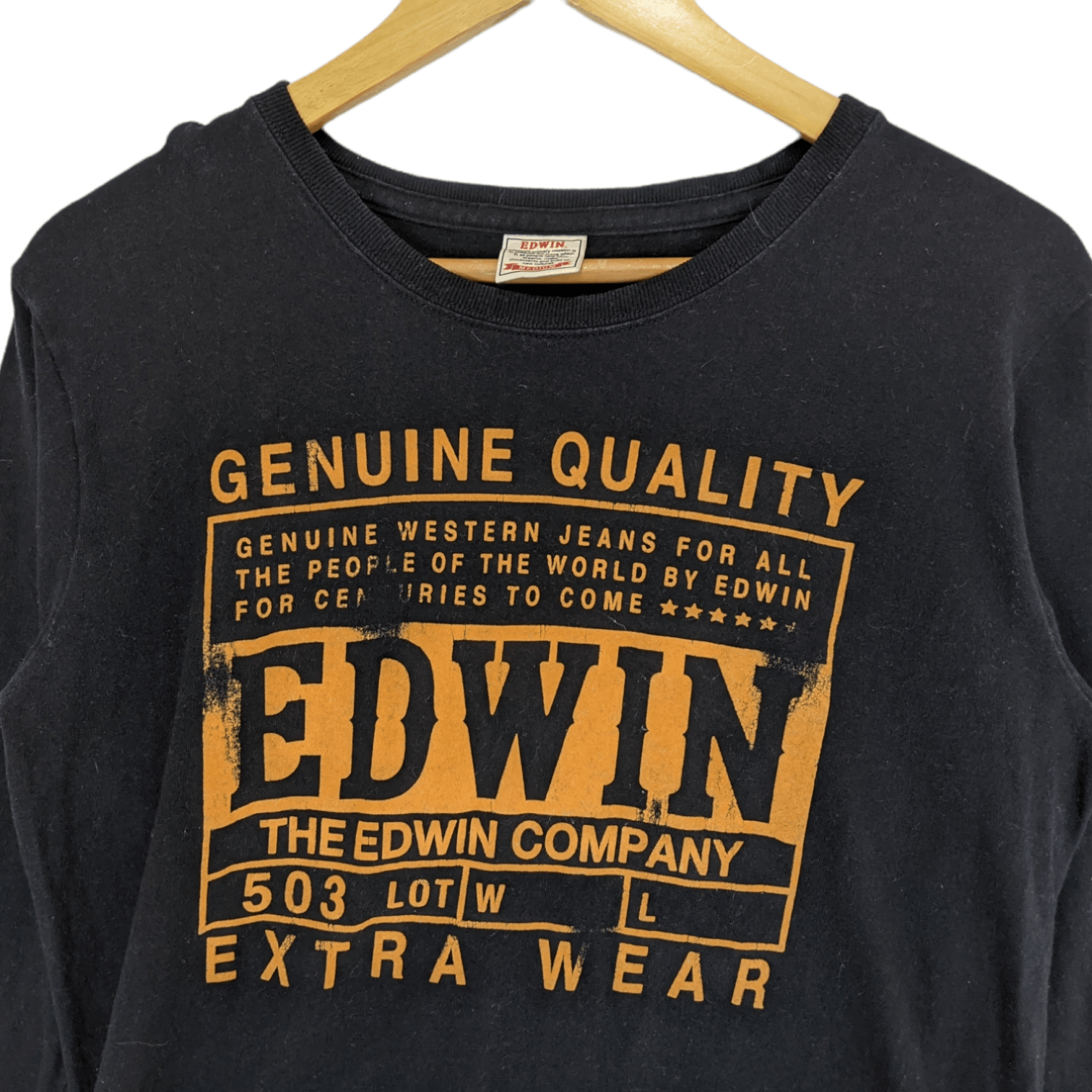 Edwin EDWIN Big Image Long Sleeve T-Shirt Size US M / EU 48-50 / 2 - 4 Thumbnail