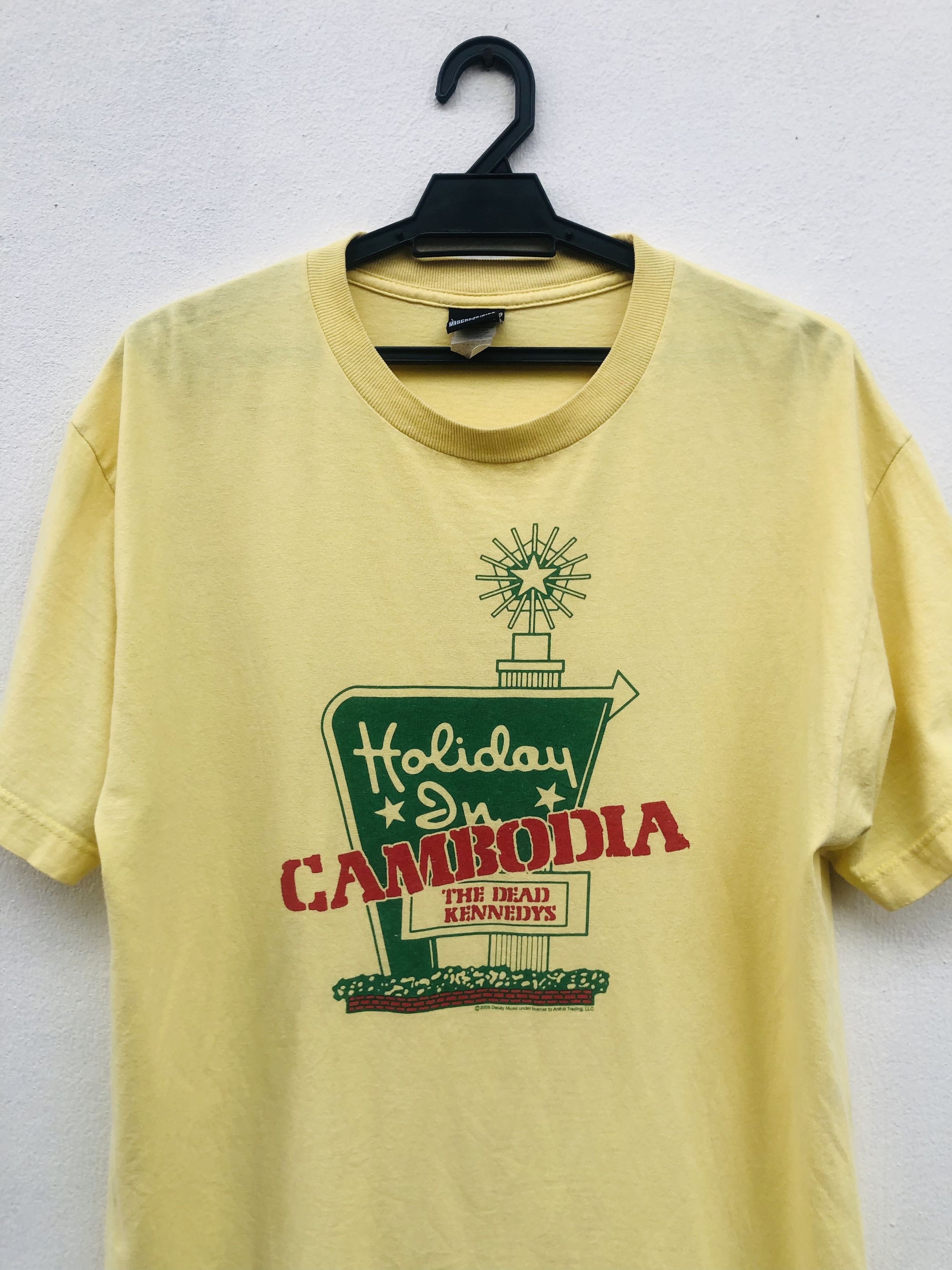 Band Tees × Vintage Vintage The Dead Kennedys Holiday In Combodia Shirt Size US L / EU 52-54 / 3 - 3 Thumbnail
