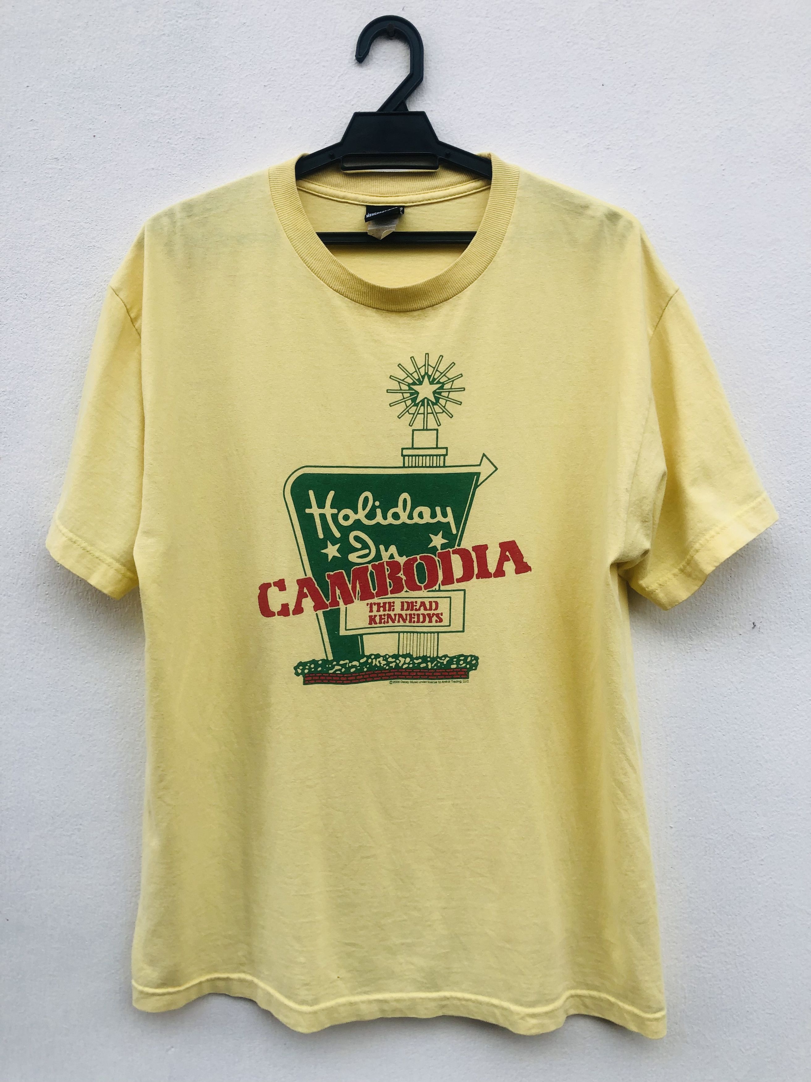 Band Tees × Vintage Vintage The Dead Kennedys Holiday In Combodia Shirt Size US L / EU 52-54 / 3 - 1 Thumbnail