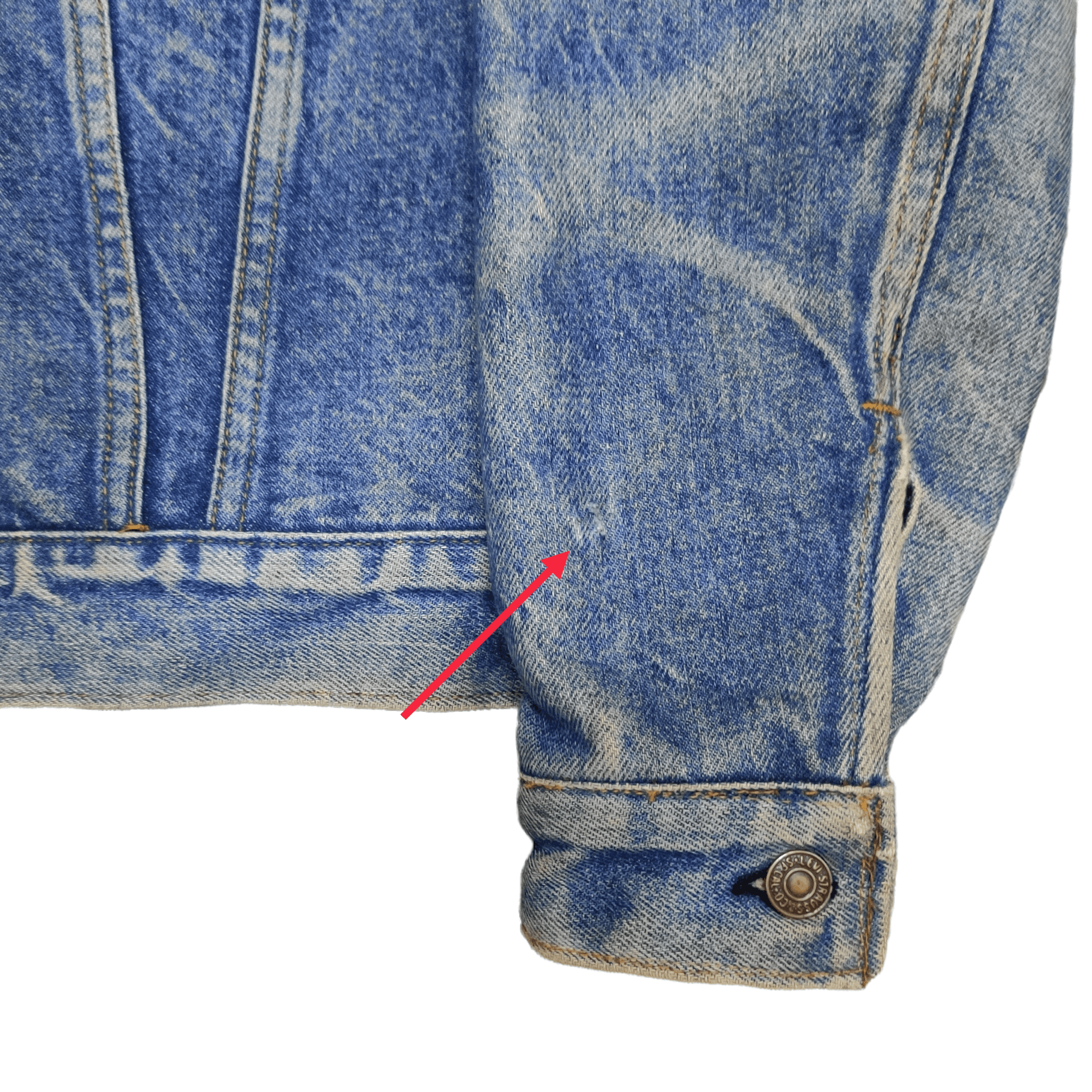 Levi's Vtg 80s Levis 70505 0317 Type 3 Blanket Lined Denim Jacket Size US M / EU 48-50 / 2 - 7 Thumbnail