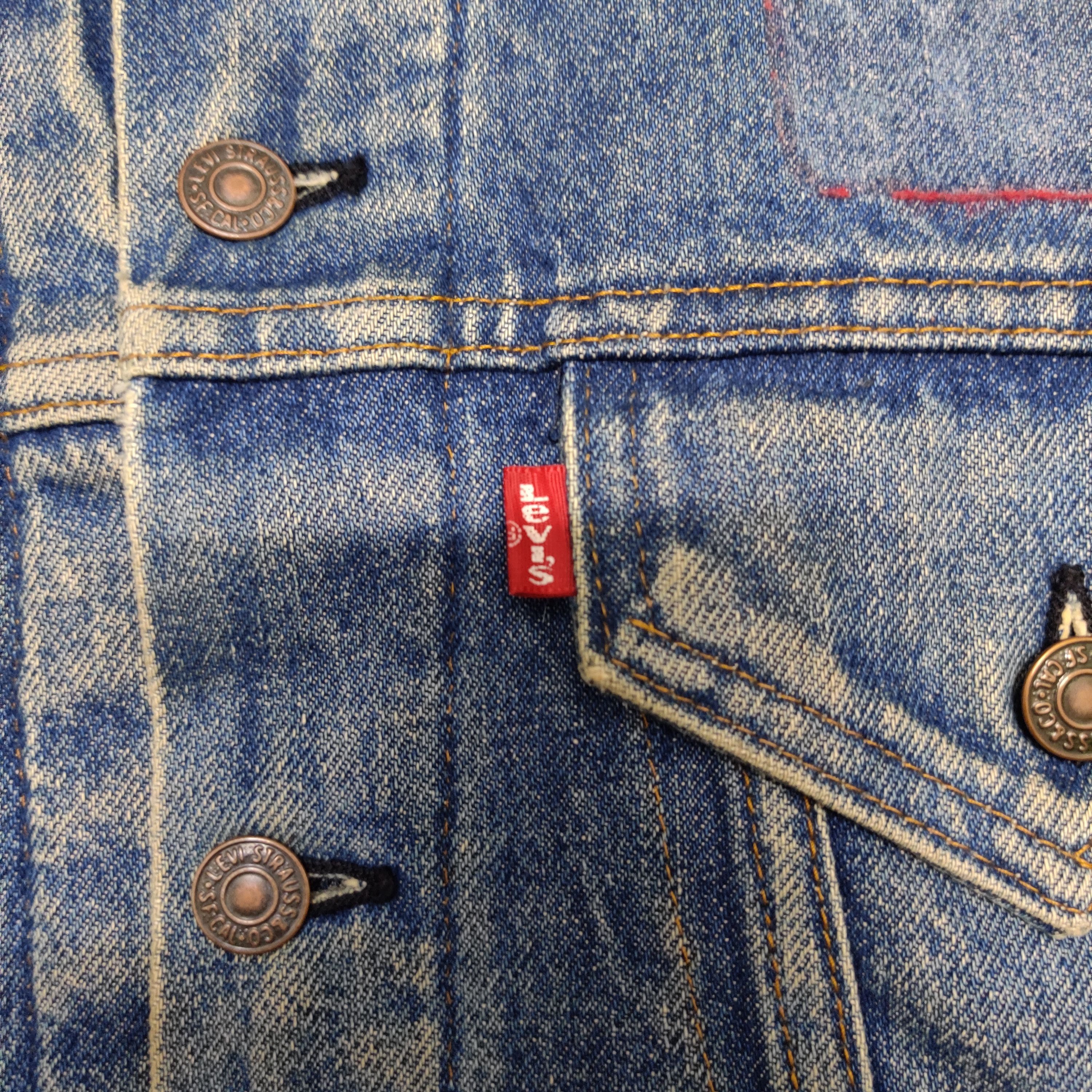 Levi's Vtg 80s Levis 70505 0317 Type 3 Blanket Lined Denim Jacket Size US M / EU 48-50 / 2 - 5 Thumbnail