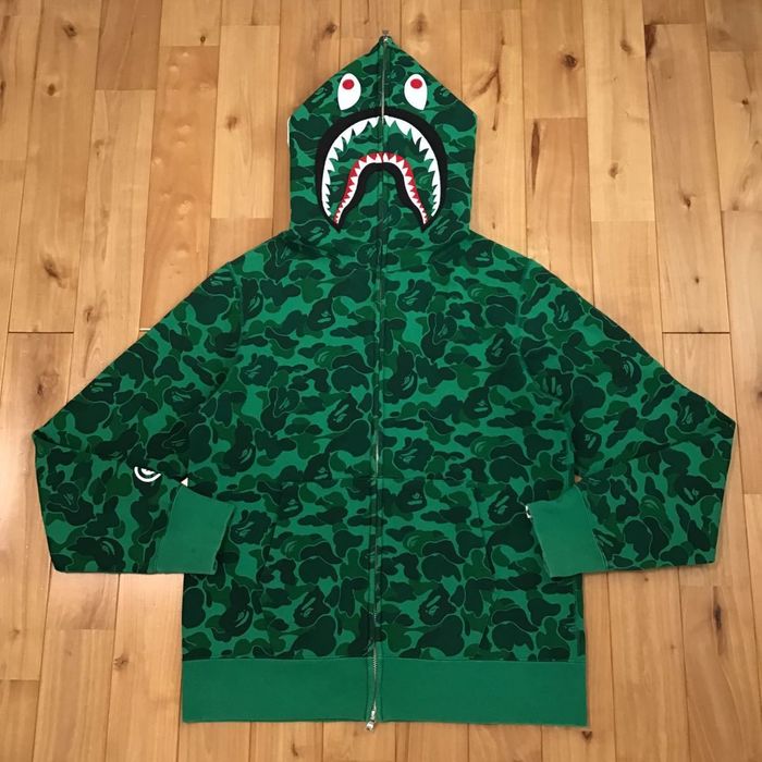 Bape 🔥Shibuya city camo🔥 shark full zip hoodie BAPE ape | Grailed