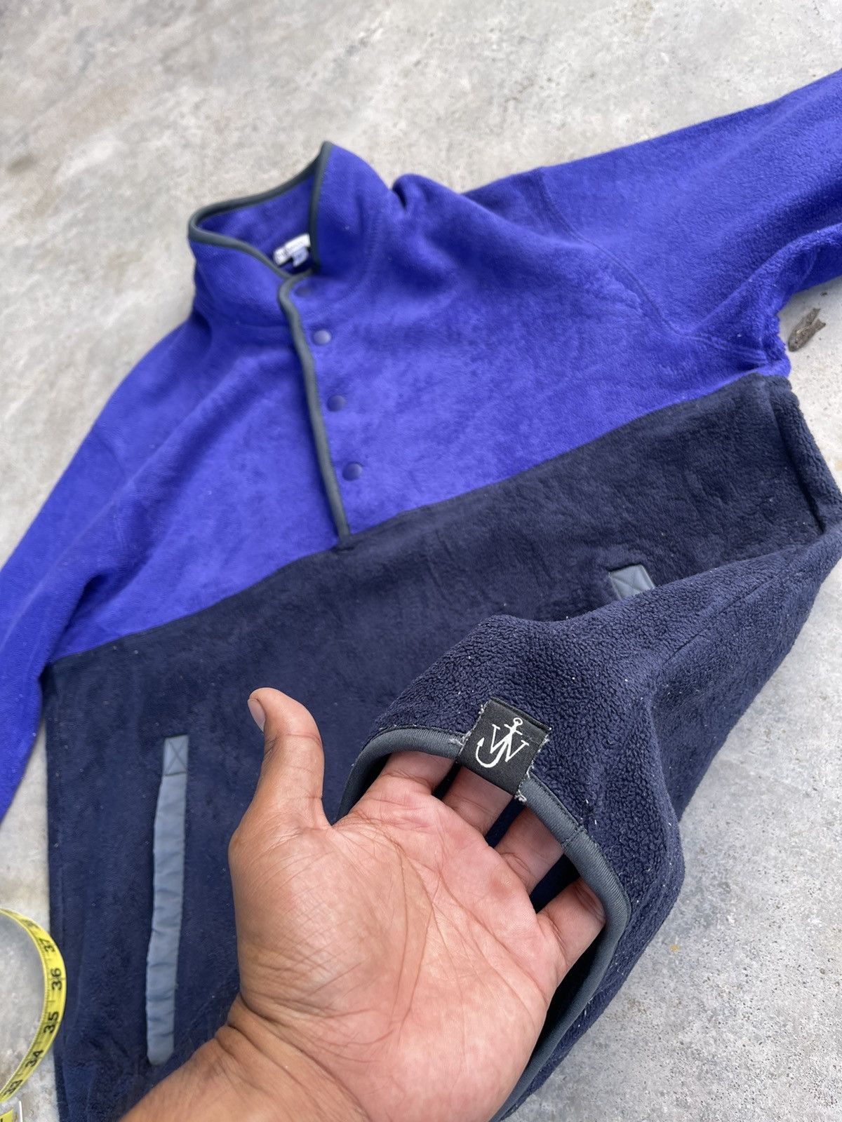 JW Anderson × Uniqlo J.W. Anderson Uniqlo Two Color fleece pullover jacket Size US M / EU 48-50 / 2 - 8 Thumbnail