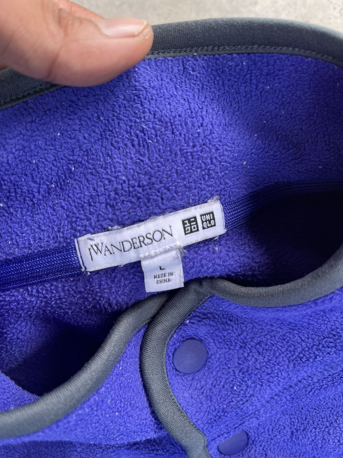 JW Anderson × Uniqlo J.W. Anderson Uniqlo Two Color fleece pullover jacket Size US M / EU 48-50 / 2 - 7 Thumbnail