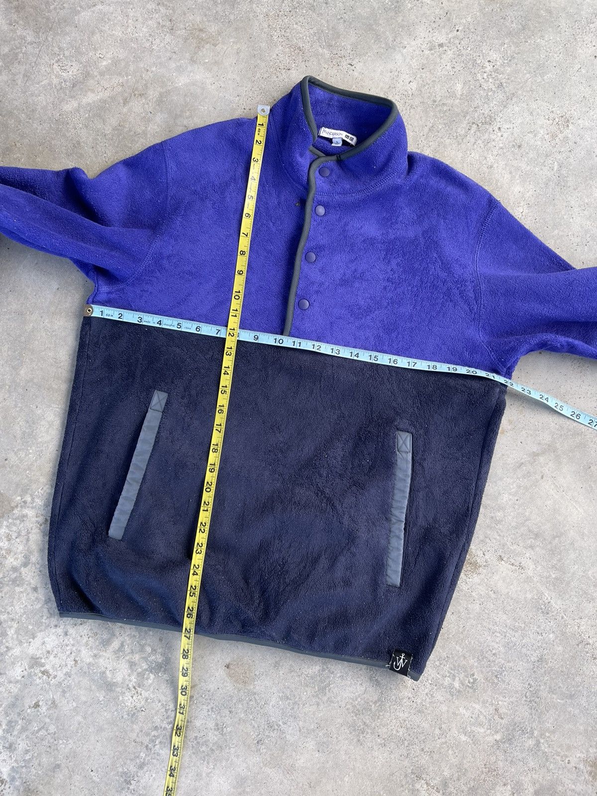 JW Anderson × Uniqlo J.W. Anderson Uniqlo Two Color fleece pullover jacket Size US M / EU 48-50 / 2 - 4 Thumbnail