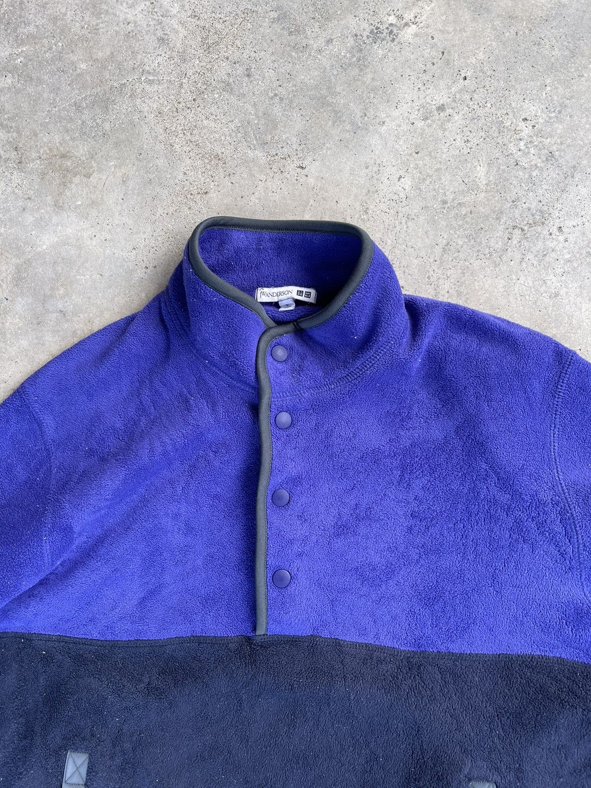 JW Anderson × Uniqlo J.W. Anderson Uniqlo Two Color fleece pullover jacket Size US M / EU 48-50 / 2 - 6 Thumbnail