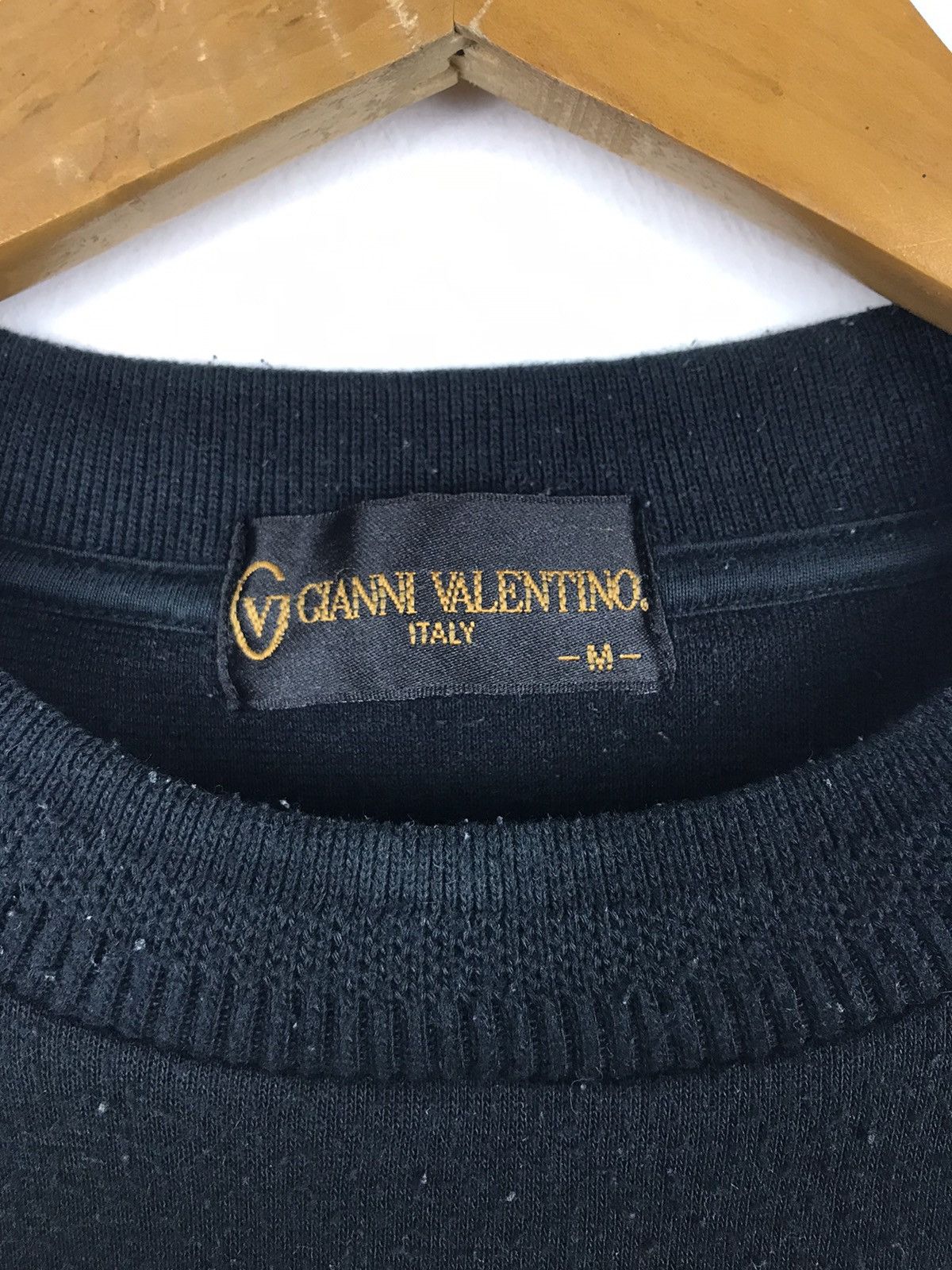 Valentino × Vintage Gianni Valentino Sweatshirt, Valentino Embroidered Script Size US M / EU 48-50 / 2 - 4 Thumbnail