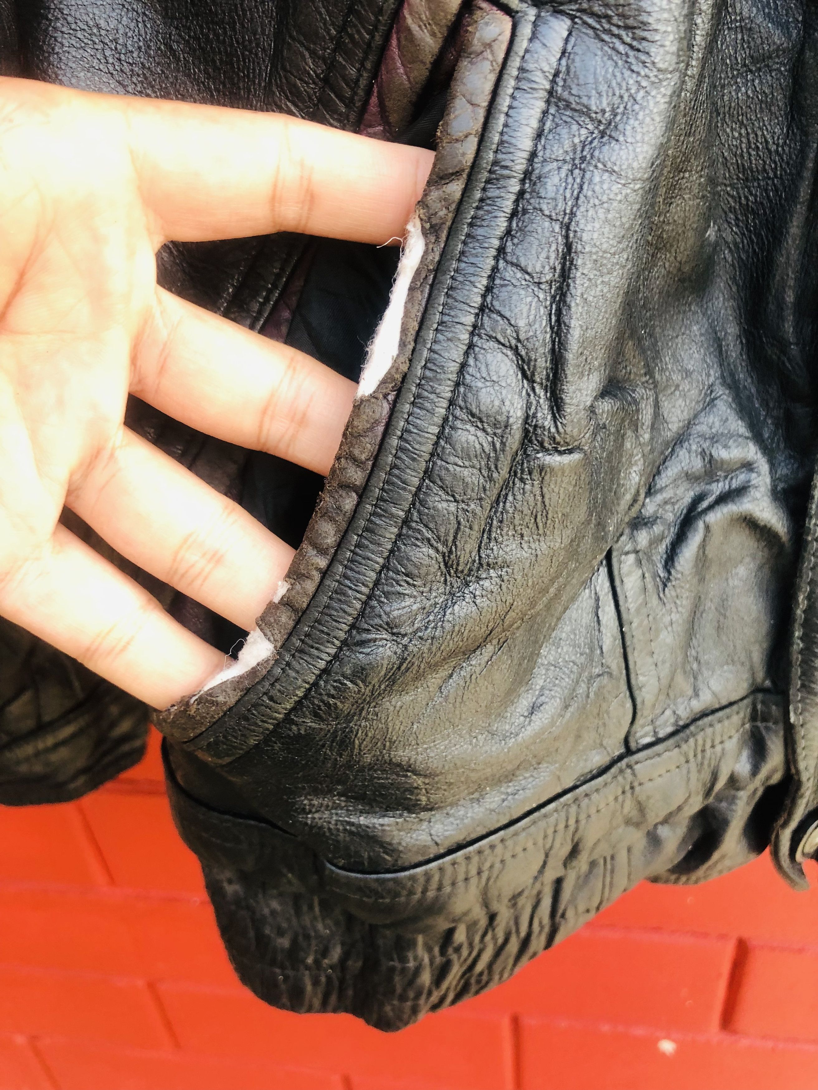 Japanese Brand × Vintage Vintage Dragon Harbor Designer Fashion Style Leather Jacket Size US L / EU 52-54 / 3 - 9 Thumbnail
