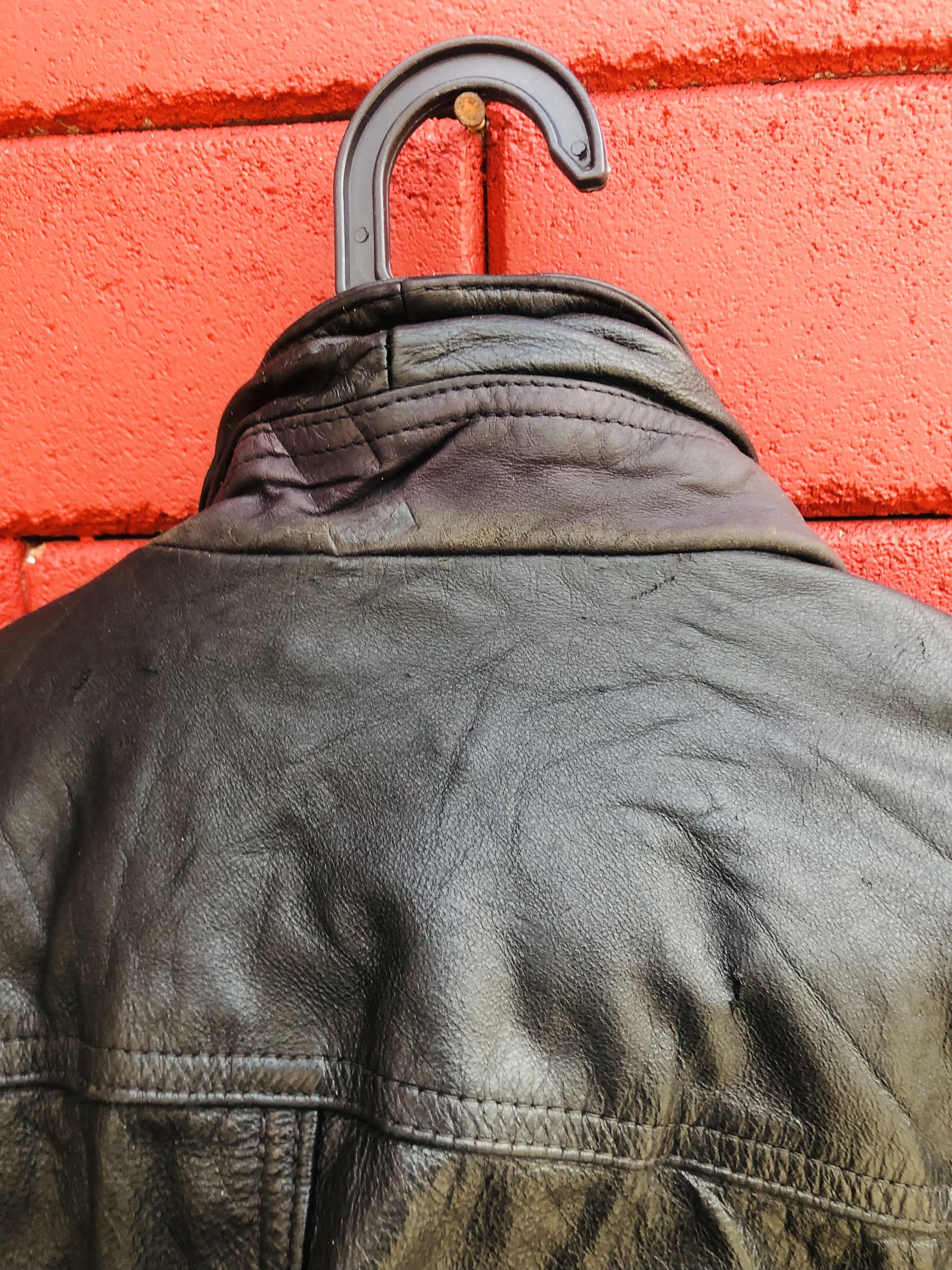 Japanese Brand × Vintage Vintage Dragon Harbor Designer Fashion Style Leather Jacket Size US L / EU 52-54 / 3 - 11 Thumbnail