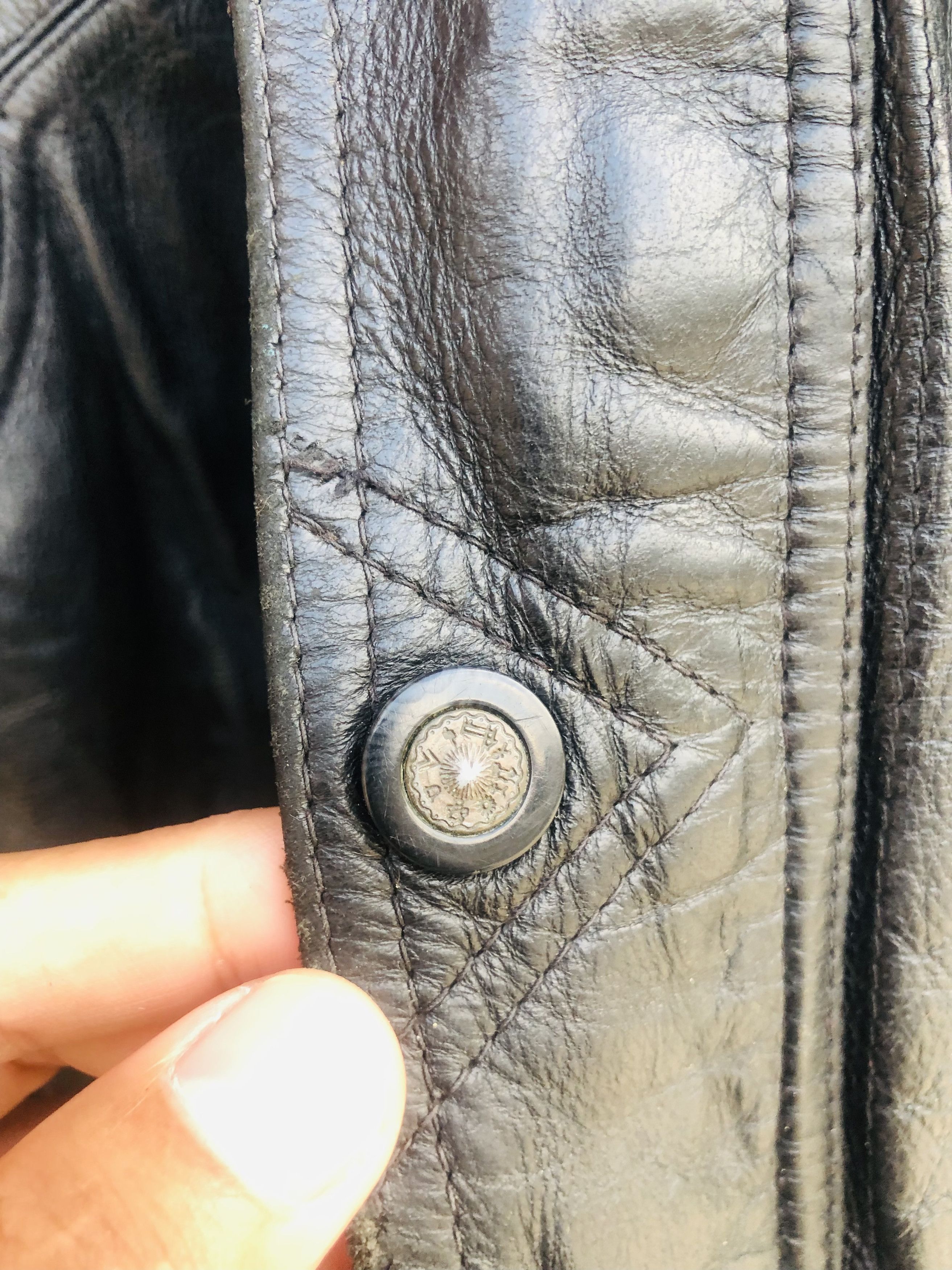 Japanese Brand × Vintage Vintage Dragon Harbor Designer Fashion Style Leather Jacket Size US L / EU 52-54 / 3 - 8 Thumbnail