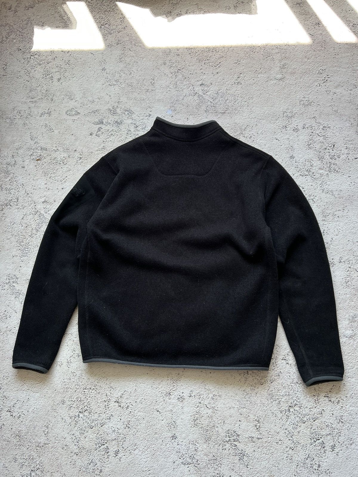 Arc'teryx × Vintage Vintage Arcteryx Polartec Black Fleece Pullover Sweatshirt Size US S / EU 44-46 / 1 - 11 Thumbnail