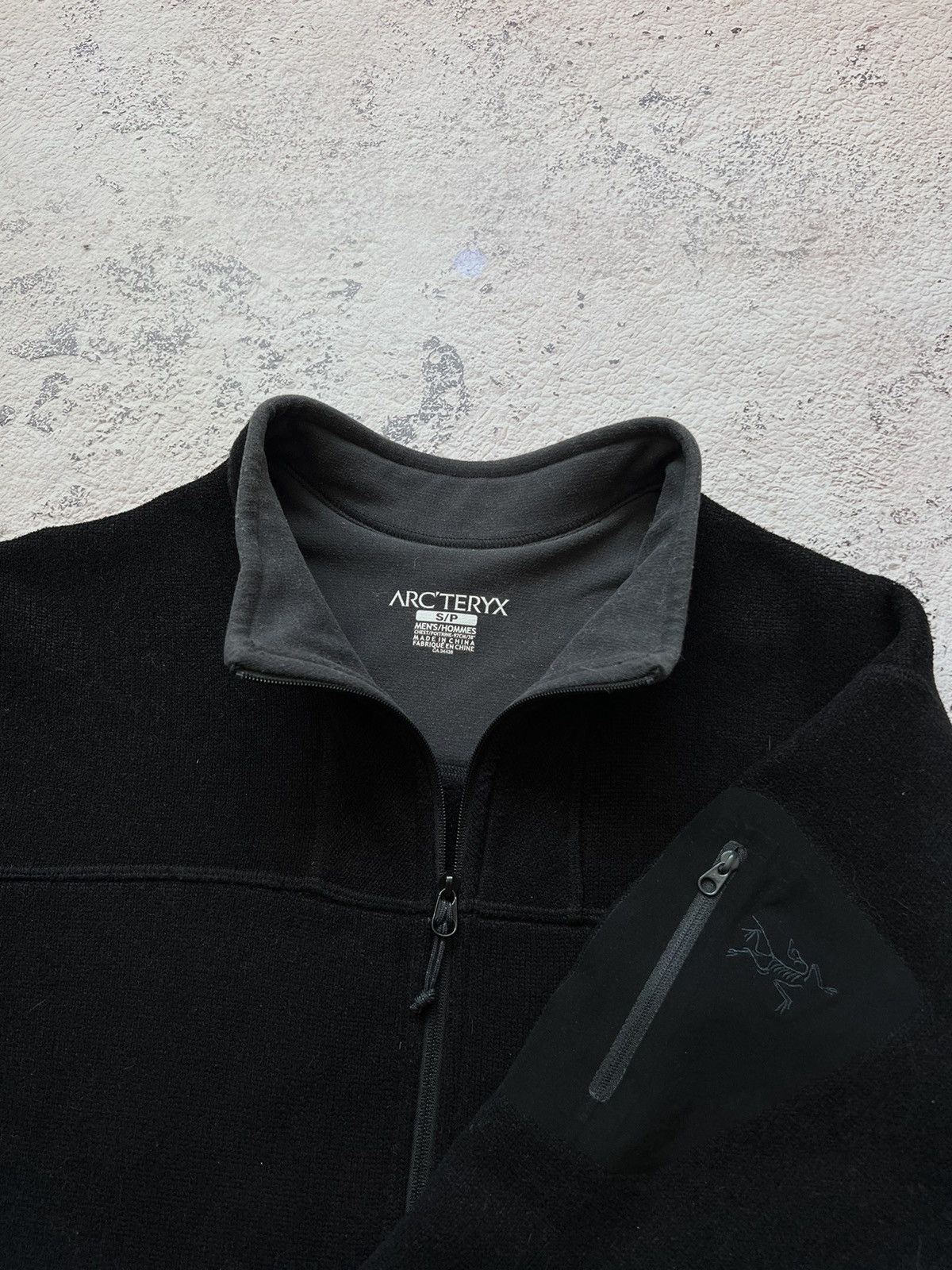 Vintage Arcteryx Polartec Black Fleece Pullover Sweatshirt