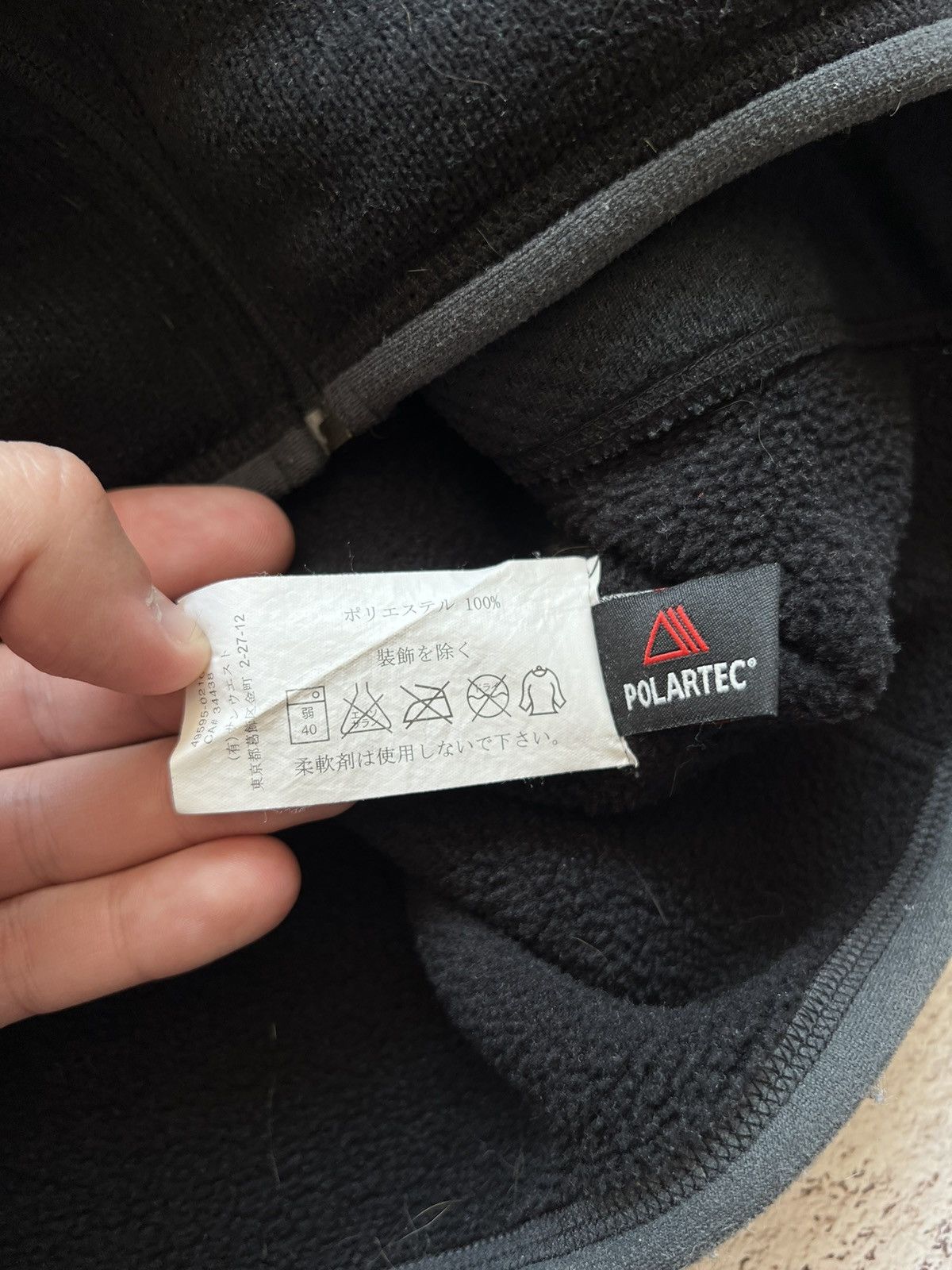 Arc'teryx × Vintage Vintage Arcteryx Polartec Black Fleece Pullover Sweatshirt Size US S / EU 44-46 / 1 - 9 Thumbnail