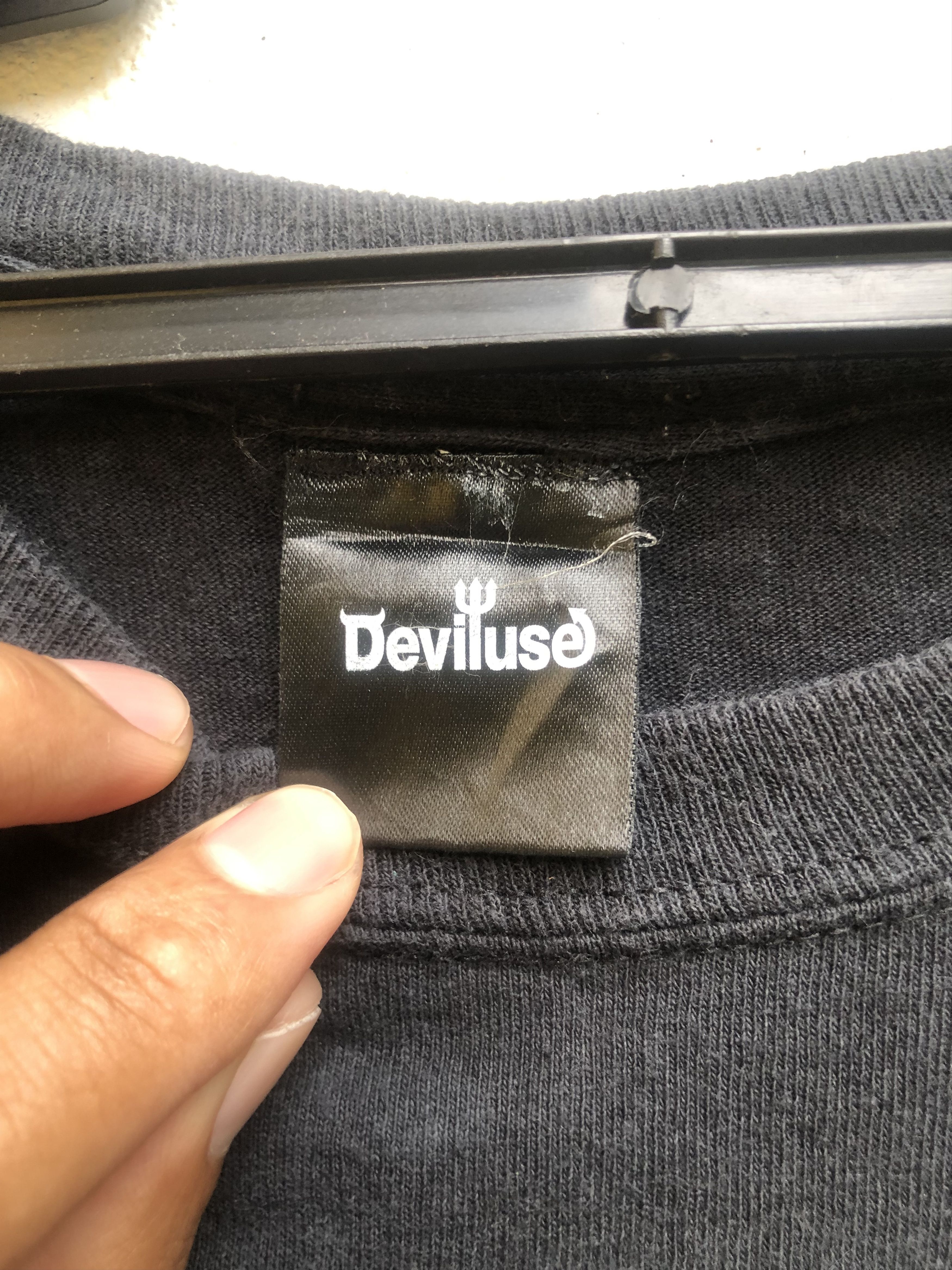 Japanese Brand × Vintage Vintage Deviluse Fire Streetwear Fashion Style Shirt Size US L / EU 52-54 / 3 - 8 Thumbnail