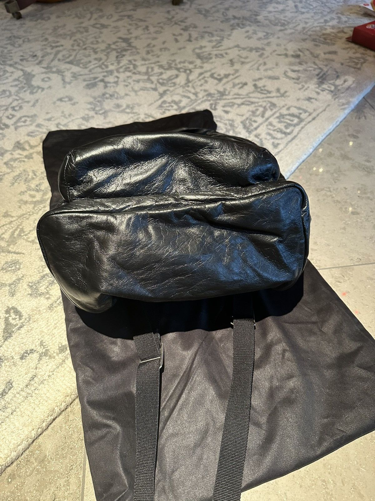 Saint Laurent Paris RUNWAY GRAIL🏆$2k+ Saint Laurent leather city backpack bag Size ONE SIZE - 19 Thumbnail