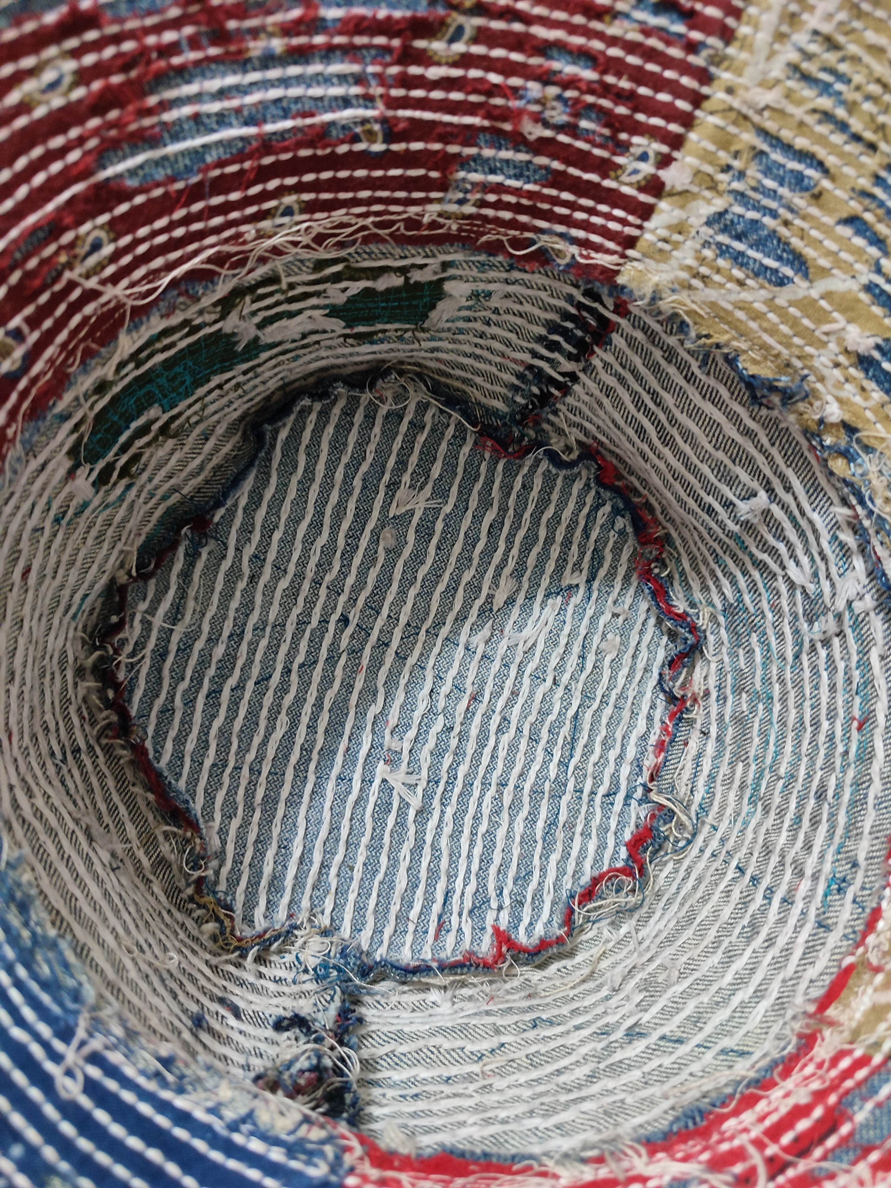 Art Comes First Custom Made Distressed Paisley Bucket Hats Boro Patchwork Size ONE SIZE - 5 Thumbnail