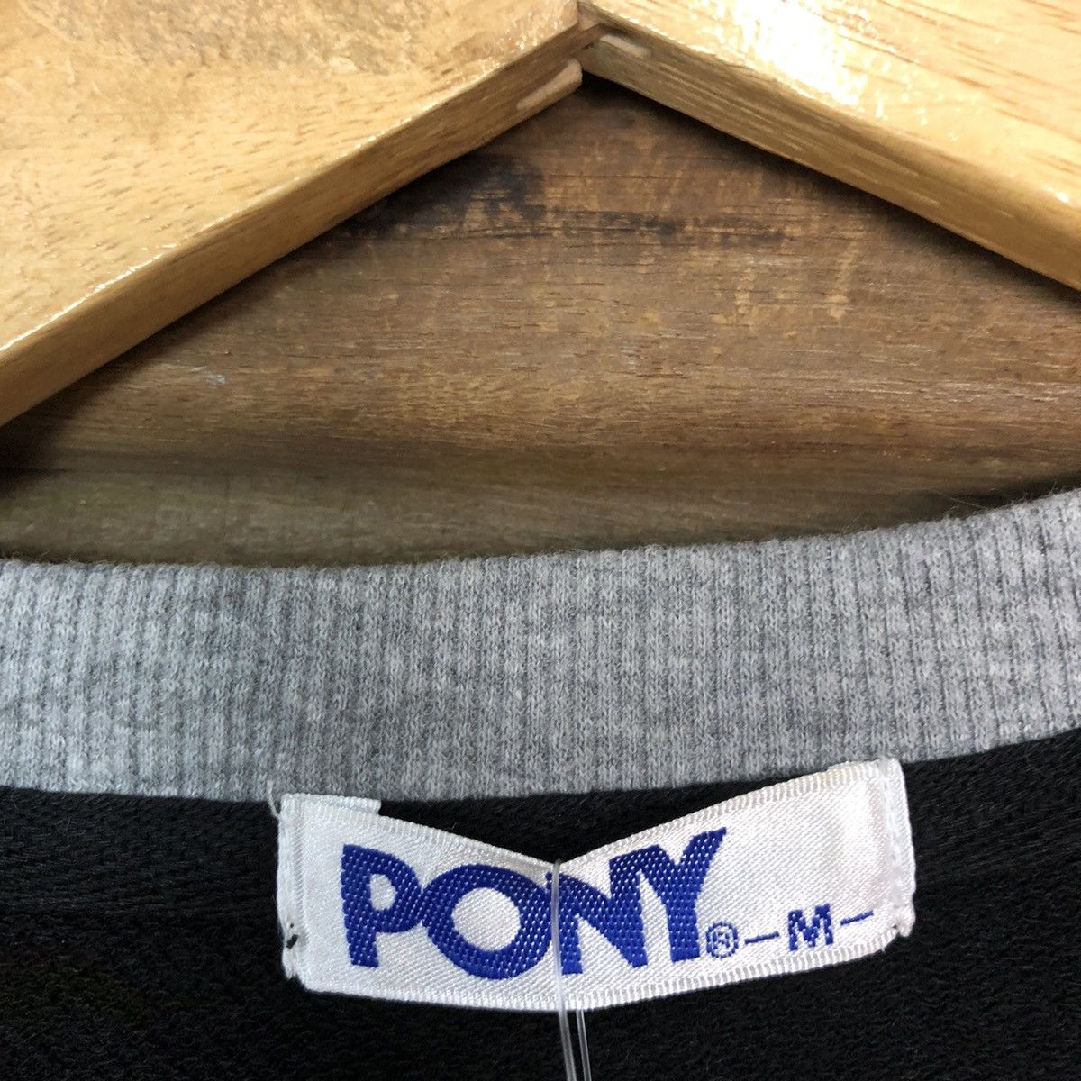 Japanese Brand × PONY Pony Black Big Logo Sweatshirt #2813 Size US S / EU 44-46 / 1 - 12 Thumbnail