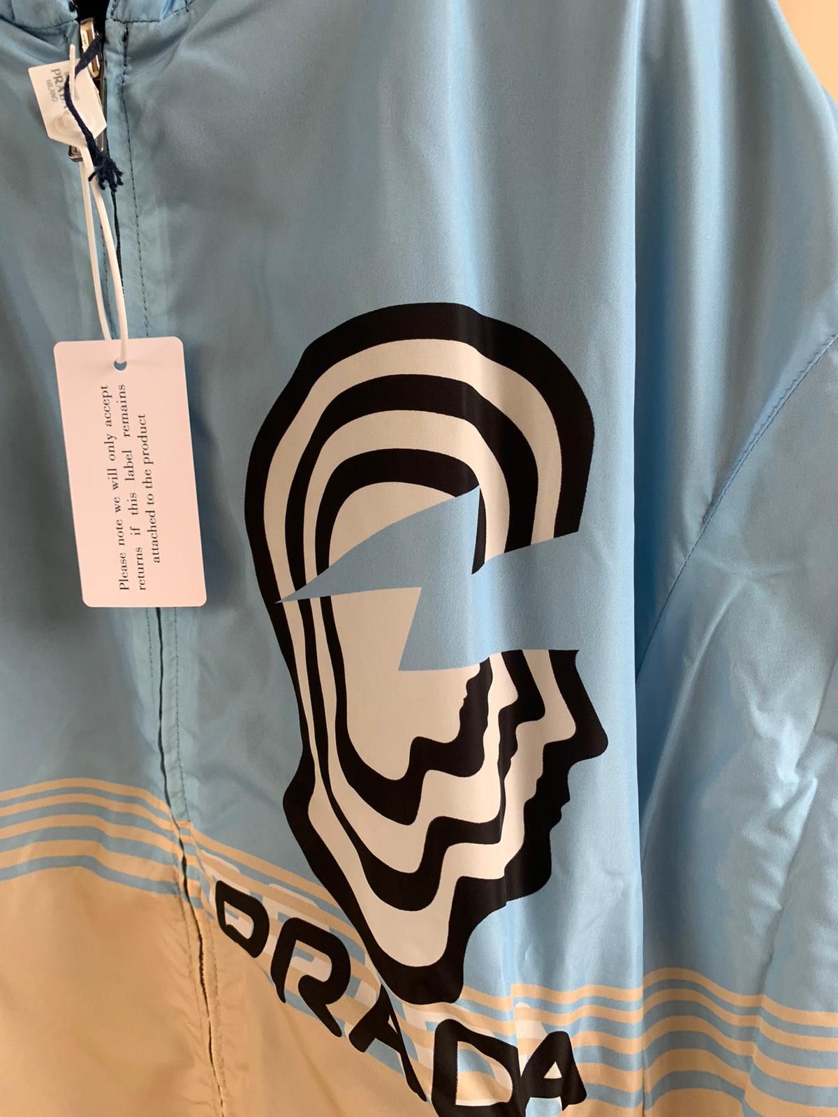 Prada Reversible Nylon Jacket in Celeste + Corda Size US XXL / EU 58 / 5 - 4 Thumbnail